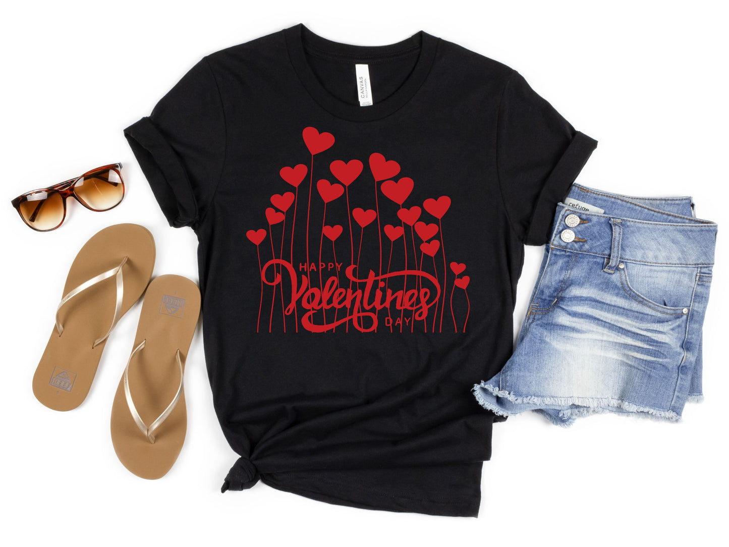 Happy valentines day Unisex Jersey Short Sleeve Tee