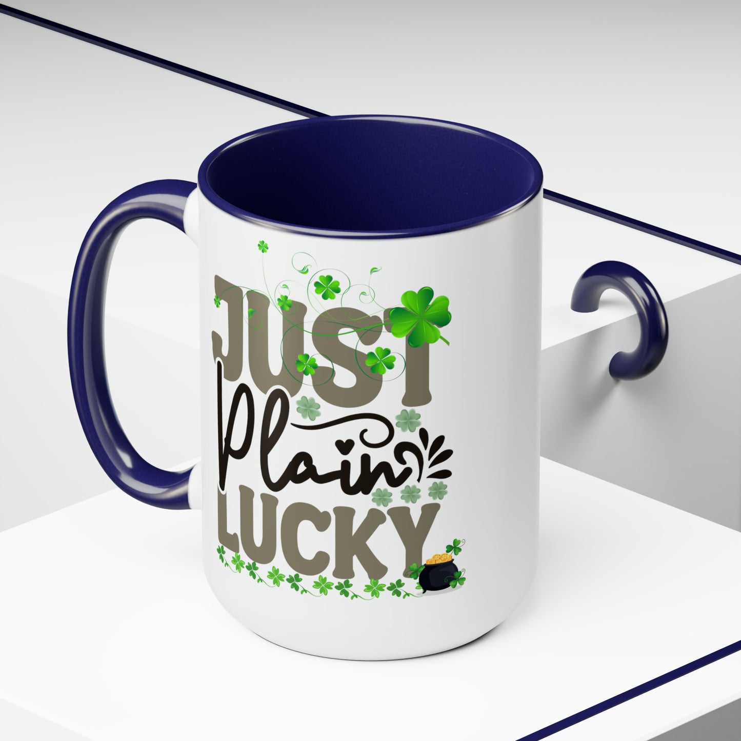 St Patrick's Day two-Tone Coffee Mugs, 15oz