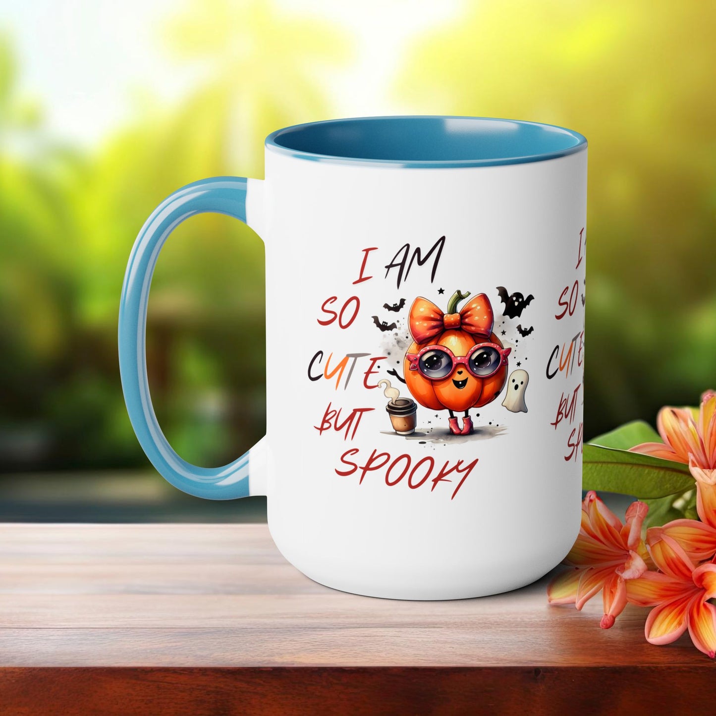 I Am So Cute But Spooky Halloween Coffee Mug,  Let's Go Halloween Coffee Mug, Trick or Treat Halloween Coffee Mug, Cute Skeleton Coffee Mug, Spooky Season Halloween Coffee Mug.