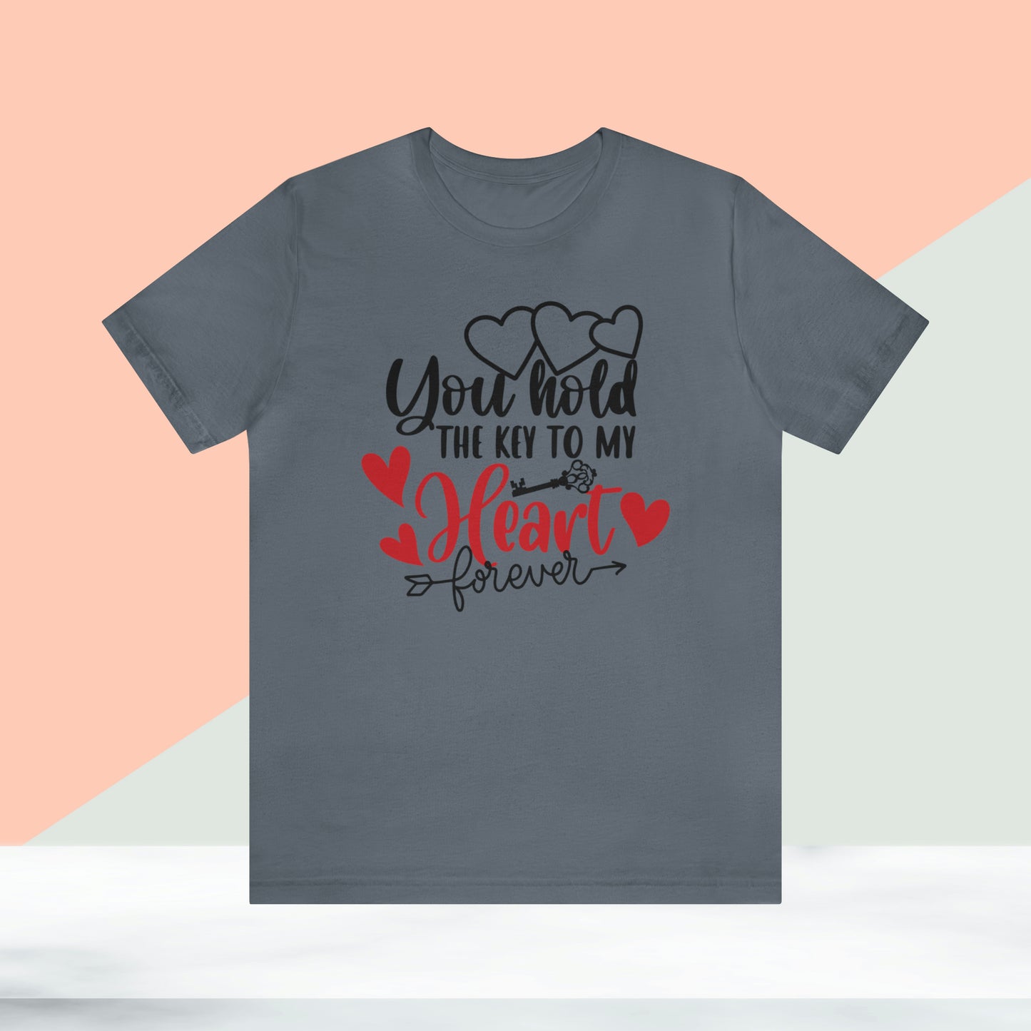 Happy valentines day Unisex Jersey Short Sleeve Tee