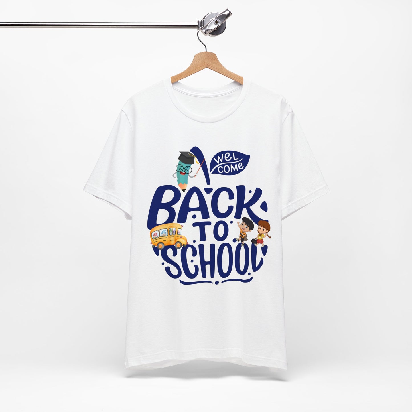 Welcome Back To School T-Shirt, Teacher T-Shirt, Teacher Back To school unisex jersey short sleeve.First Day Vibes T-Shirt.