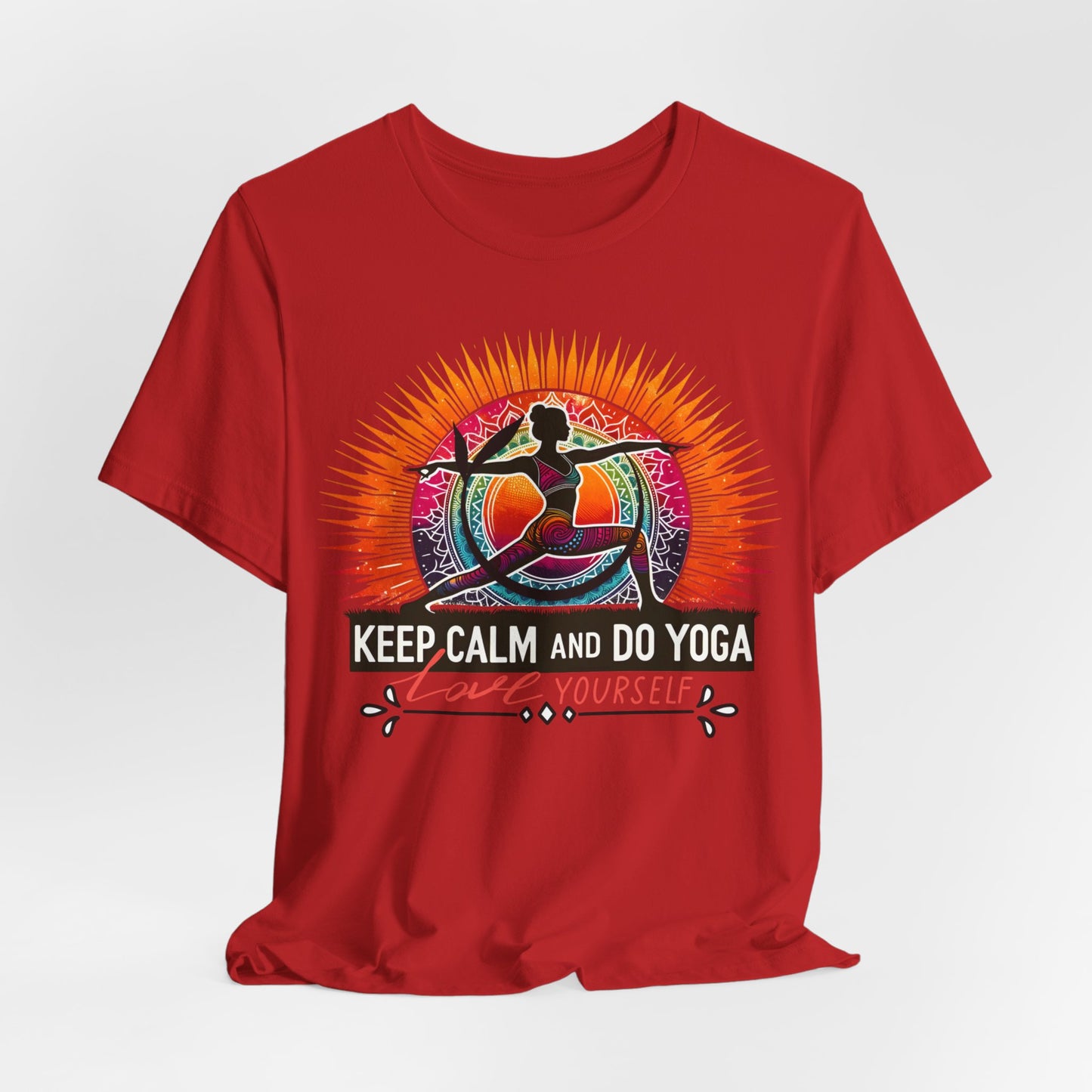 Keep Calm And Do Yoga T-Shirt, Cute Yoga workout Shirt, Yoga lovers T-shirt, Yoga Instructor Gift, Gym shirt, Gift For Yoga lover, Gift For Yogi.