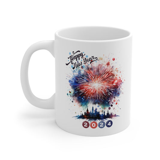 Happy New Year Ceramic Mug 11oz