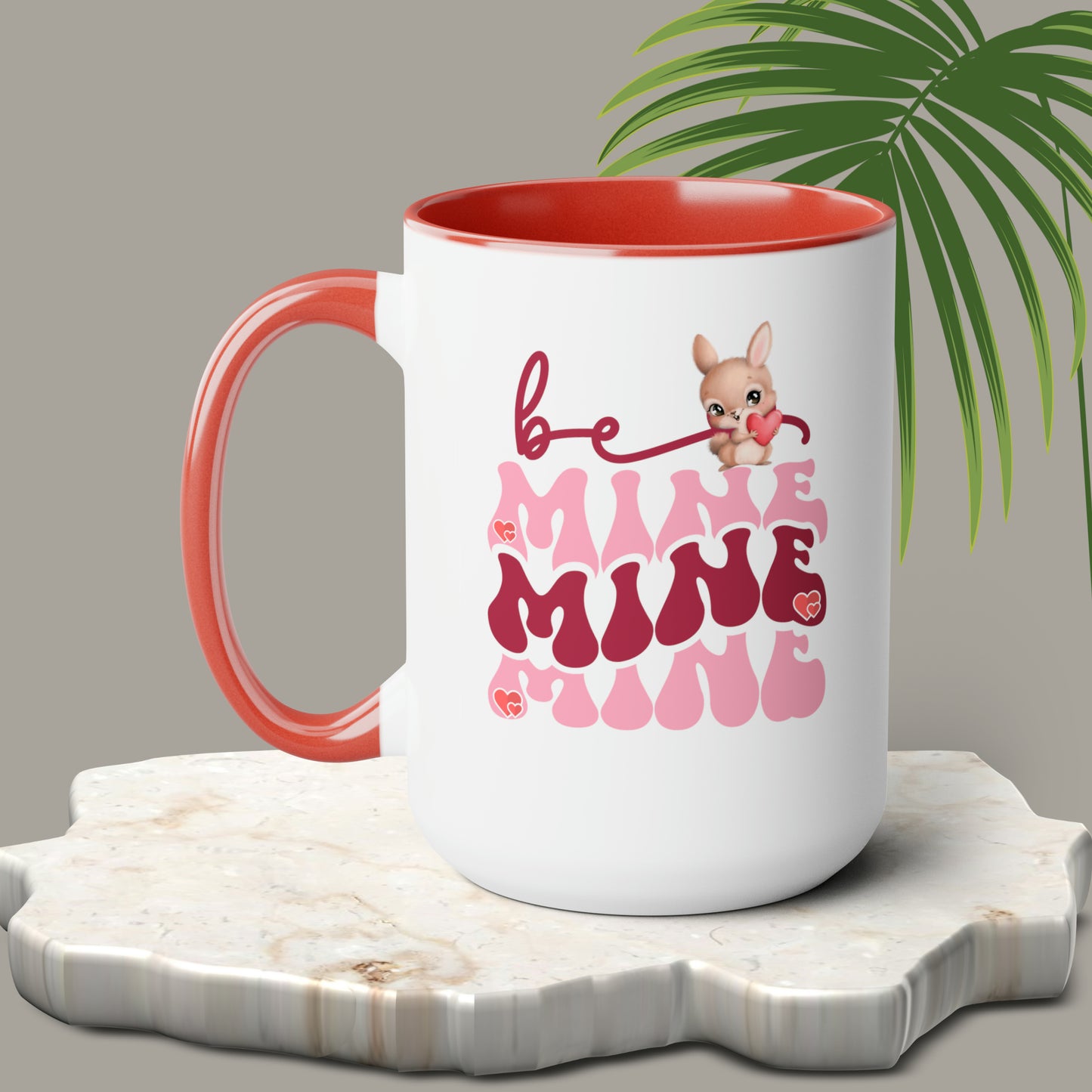 Happy valentines day Two-Tone Coffee Mugs, 15oz