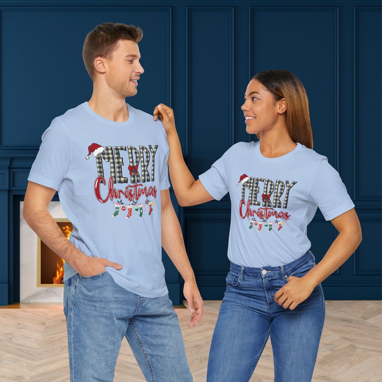 Merry Christmas Unisex Tee, Christmas Shirt, Christmas Outfit, Merry Christmas T-shirt, Merry Christmas 2024 T-shirt, Christmas Gift, Family Holiday Outfit.