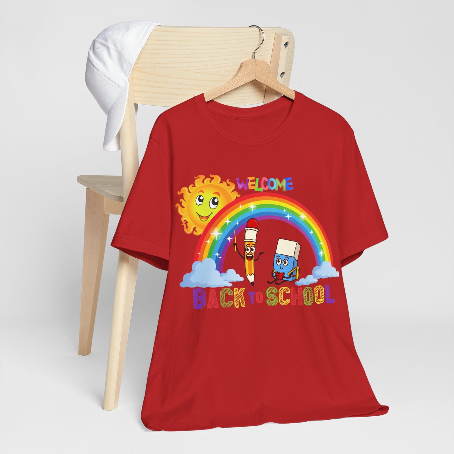 Welcome Back To School T-Shirt, Hello Teacher T-Shirt, Back To School T-Shirt, Teach Love Inspire Teacher Shirt, Teacher Back To school unisex jersey short sleeve.First Day Vibes T-Shirt.