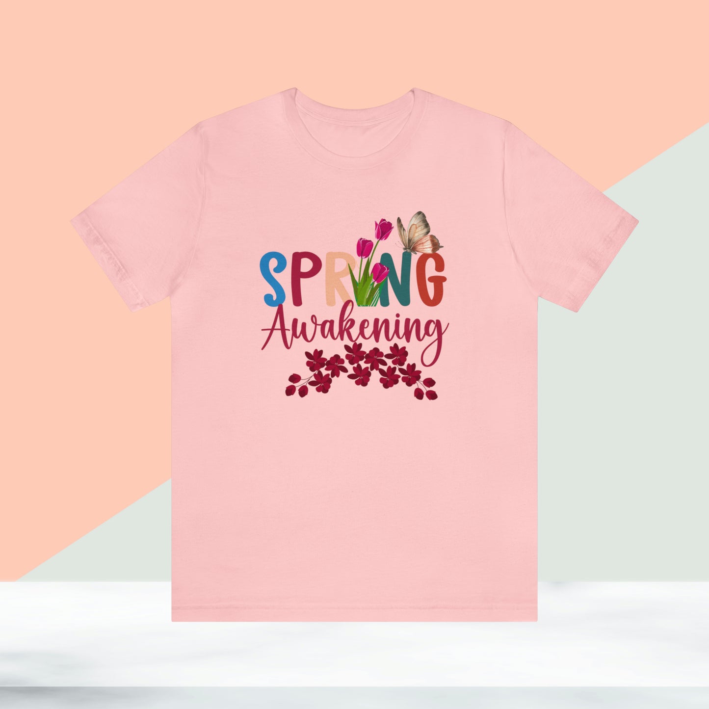 Spring Awakening Unisex T-shirt, Spring Vibes Trendy Shirt.