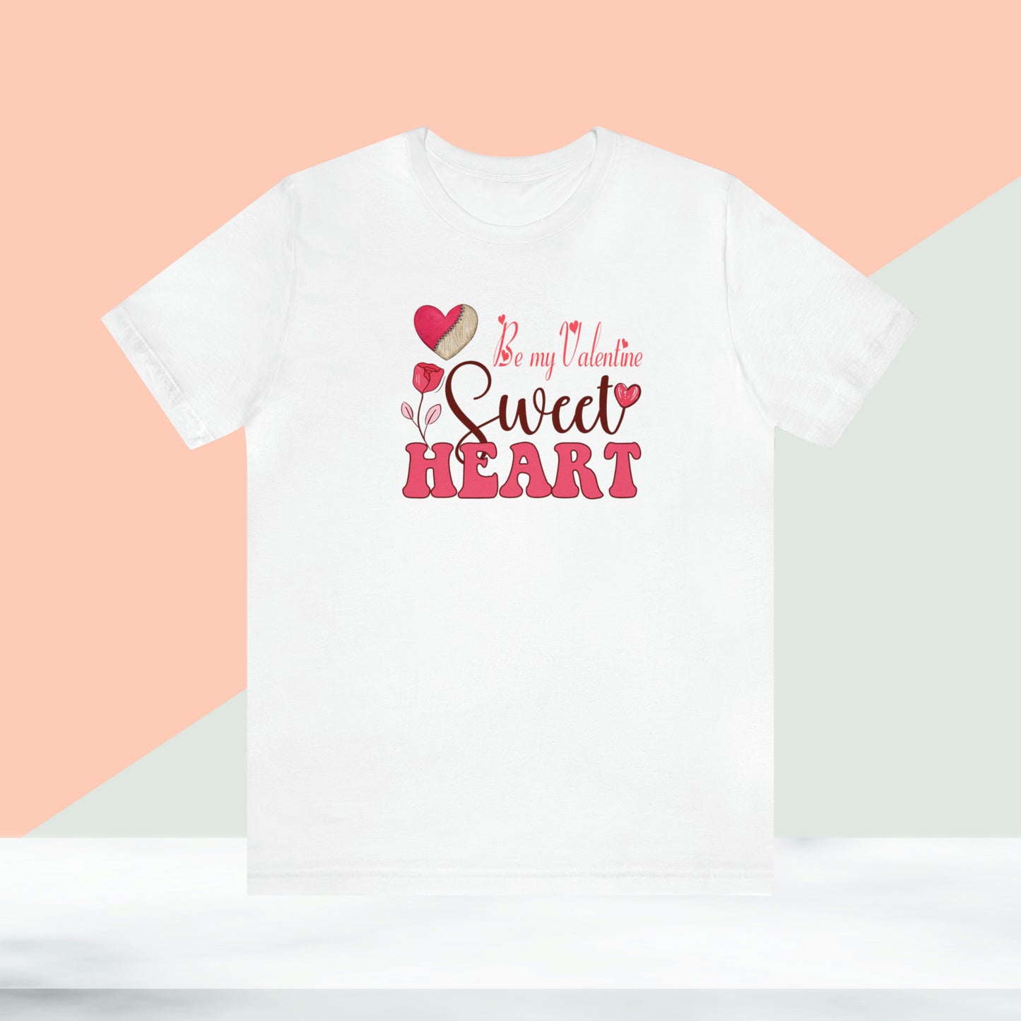 Happy valentines day Unisex Jersey Short Sleeve Tee