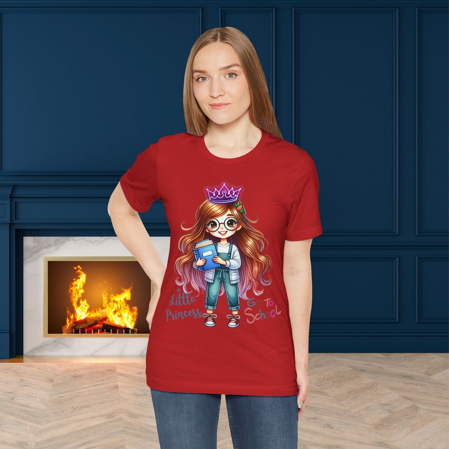 Little Princess T-Shirt, Teach Love Inspire Teacher Shirt, Teacher Back To school unisex jersey short sleeve.First Day Vibes T-Shirt.