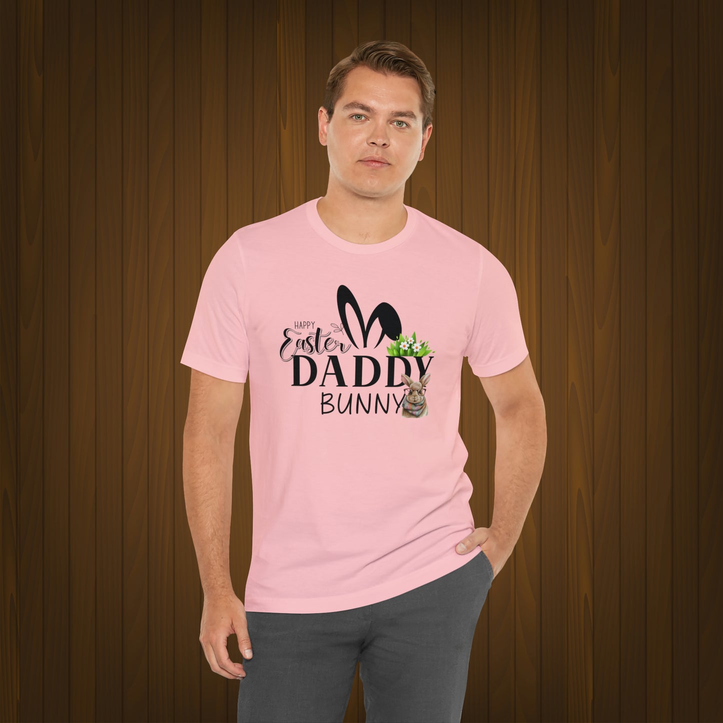 Daddy Bunny Unisex Jersey Short Sleeve Tee