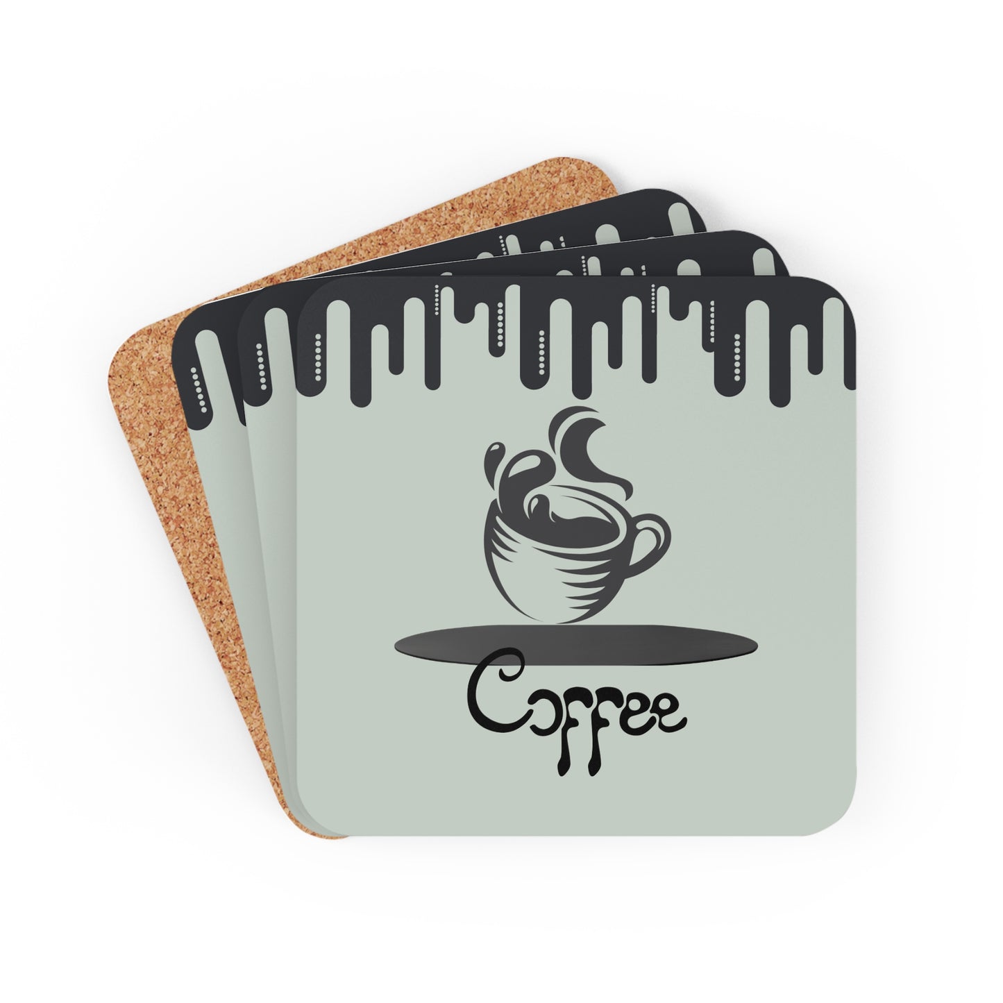 Corkwood Coaster Set