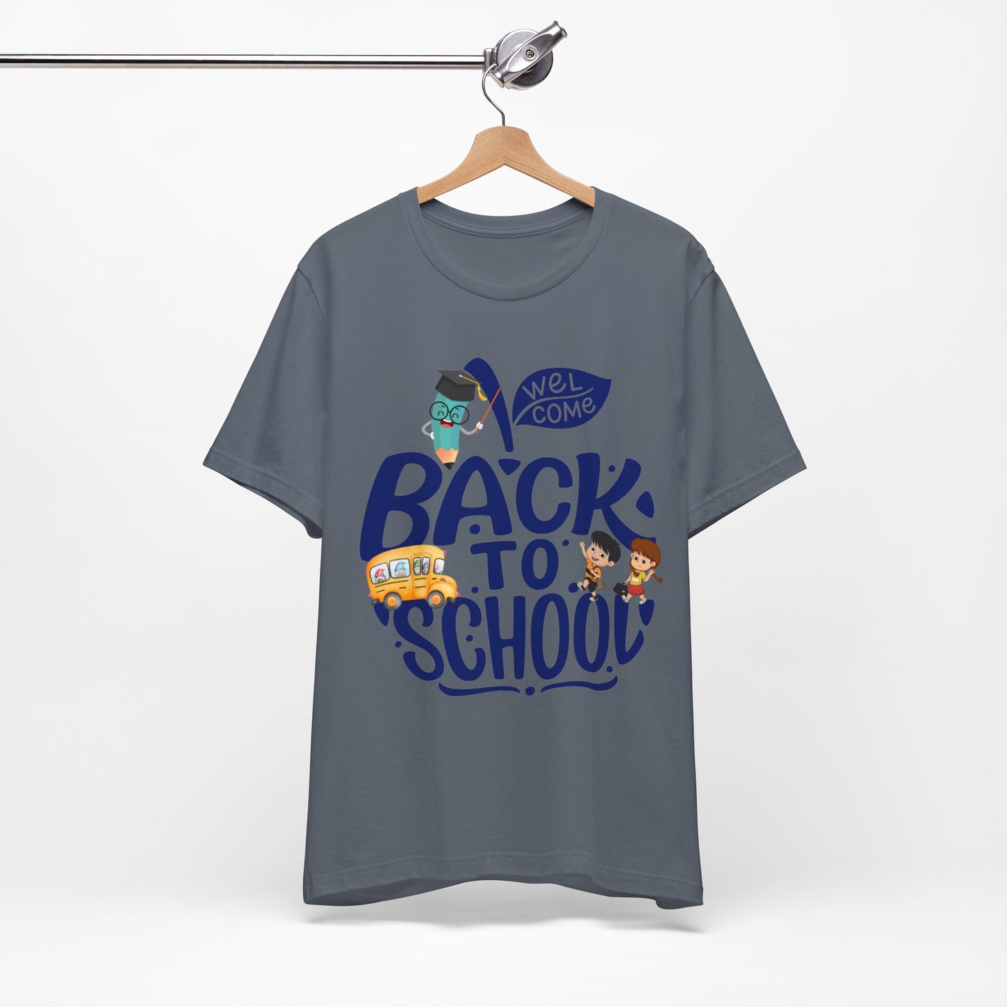 Welcome Back To School T-Shirt, Teacher T-Shirt, Teacher Back To school unisex jersey short sleeve.First Day Vibes T-Shirt.