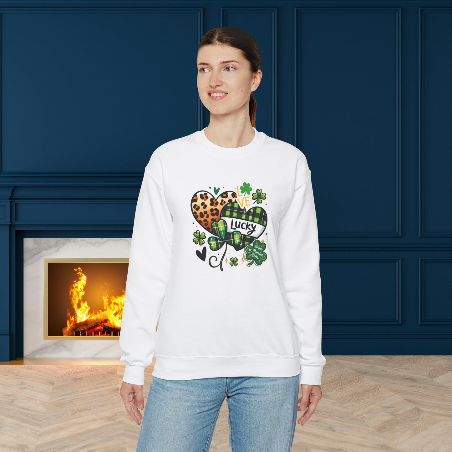 Patrick's Day Unisex Heavy Blend™ Crewneck Sweatshirt