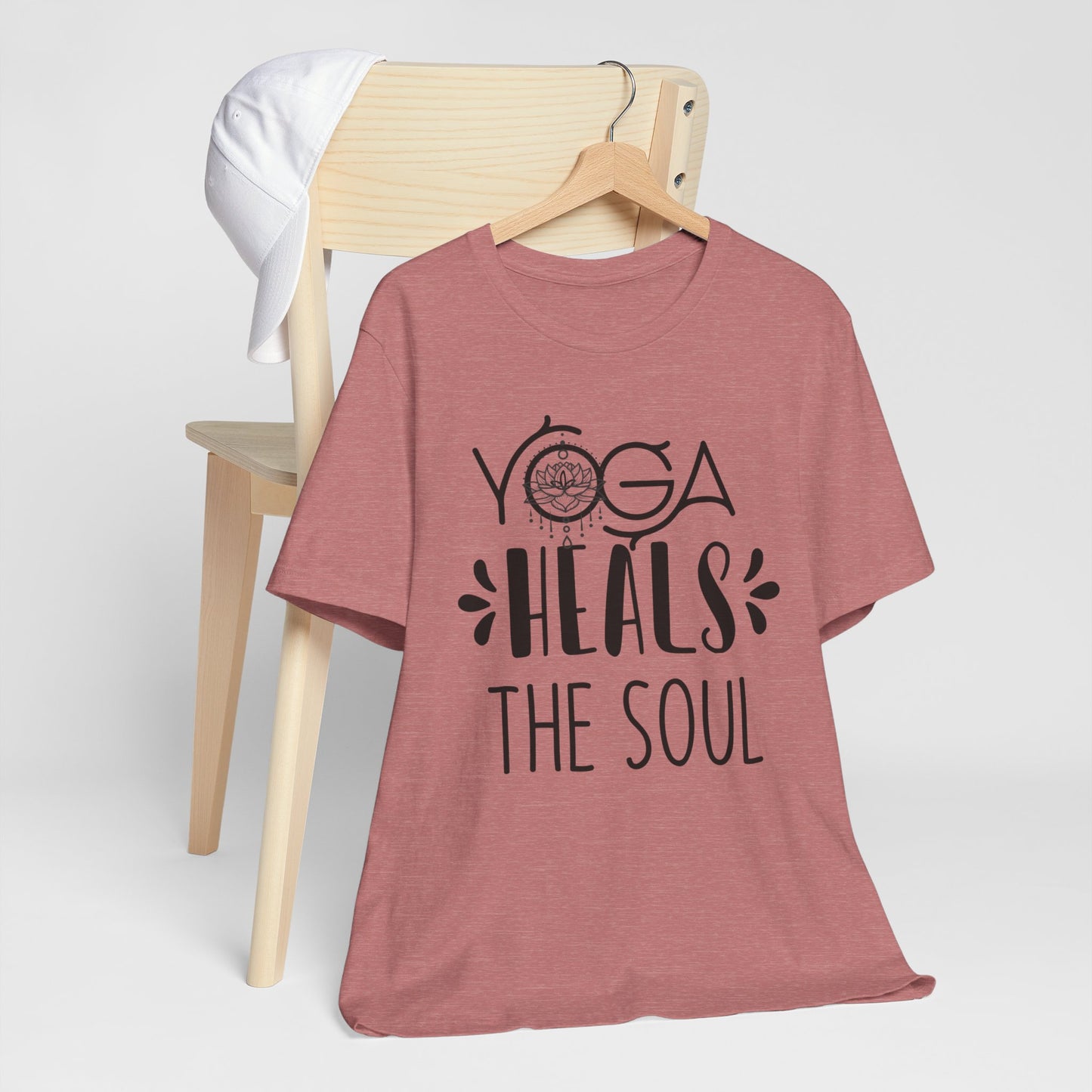 Yoga Heals The soul T-Shirt, Cute Yoga workout Shirt, Yoga lovers T-shirt, Yoga Instructor Gift, Gym shirt, Gift For Yoga lover, Gift For Yogi.