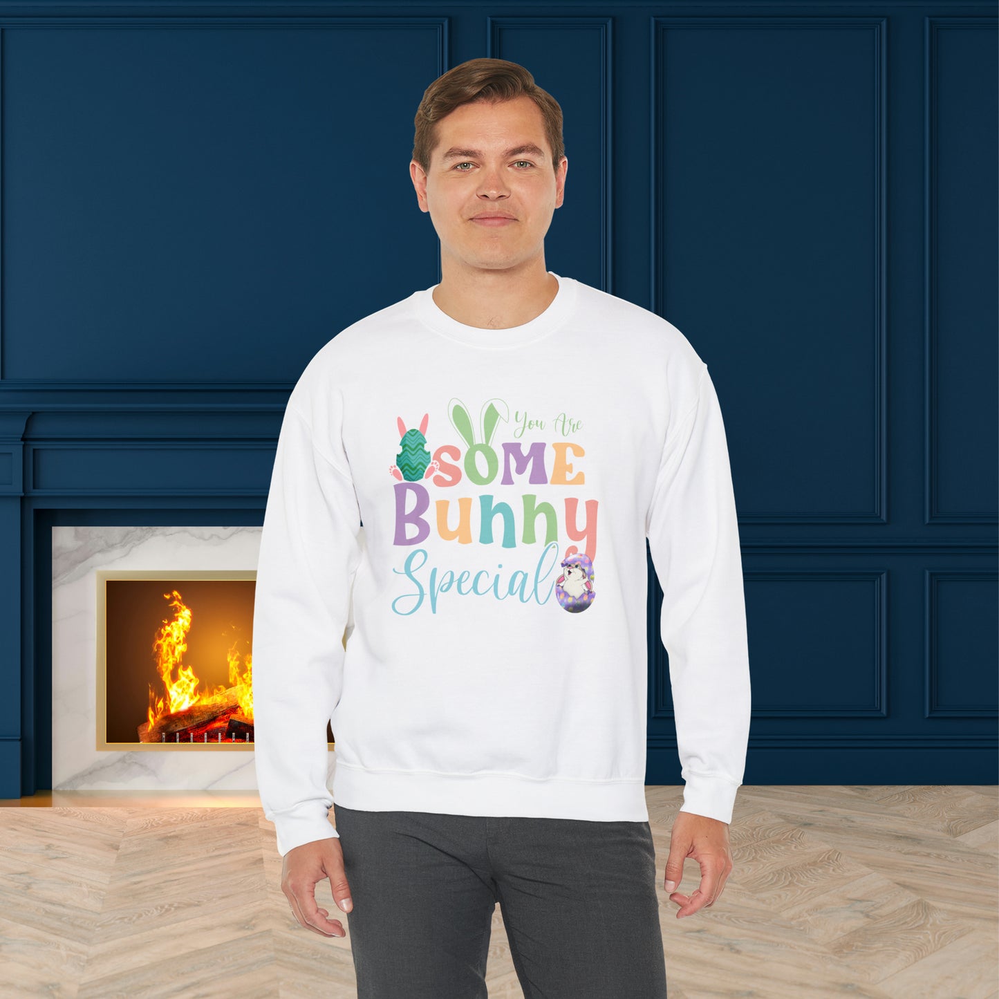 Easter Bunny Unisex Crewneck Sweatshirt