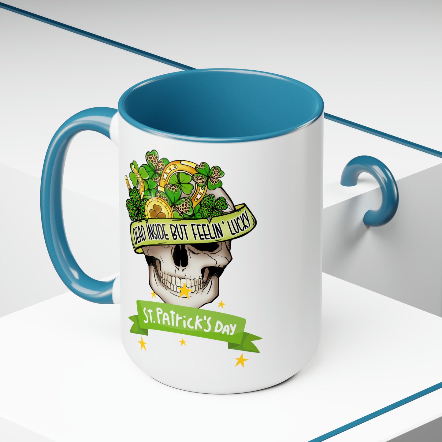 St Patrick's Day two-Tone Coffee Mugs, 15oz