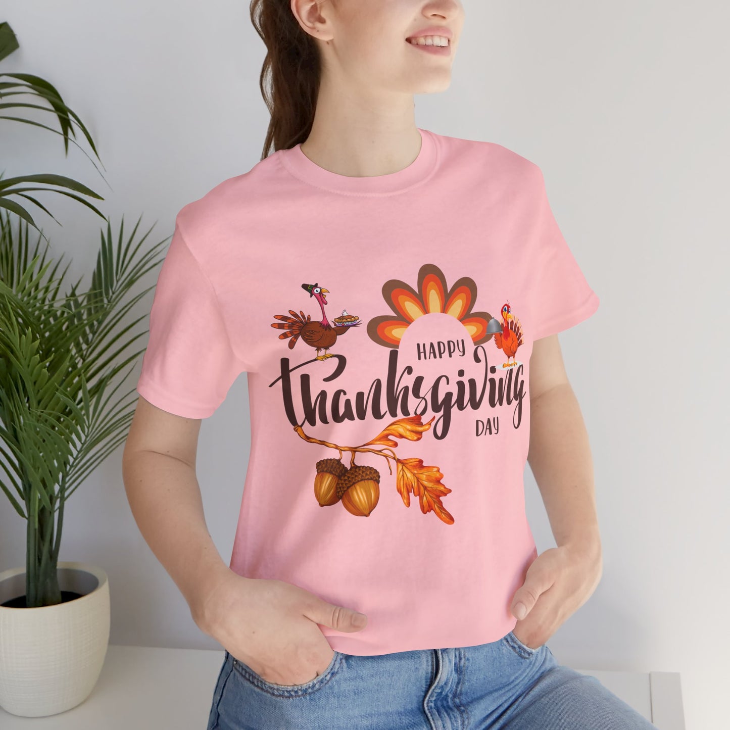 Happy Thanksgiving Day T-shirt, Happy thanksgiving 2024 T-shirt, Thanksgiving Gift,Turkey Shirt, Family Thanksgiving, Holiday Outfit.