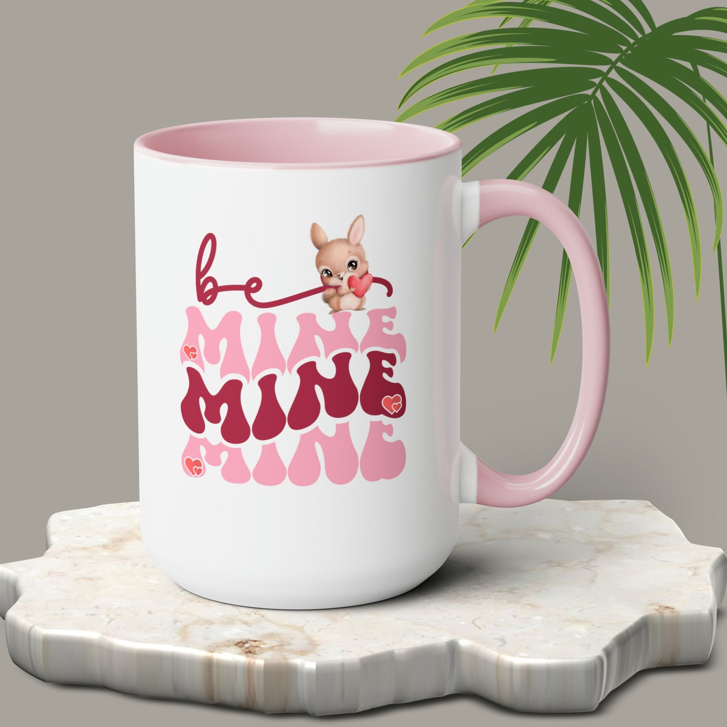 Happy valentines day Two-Tone Coffee Mugs, 15oz