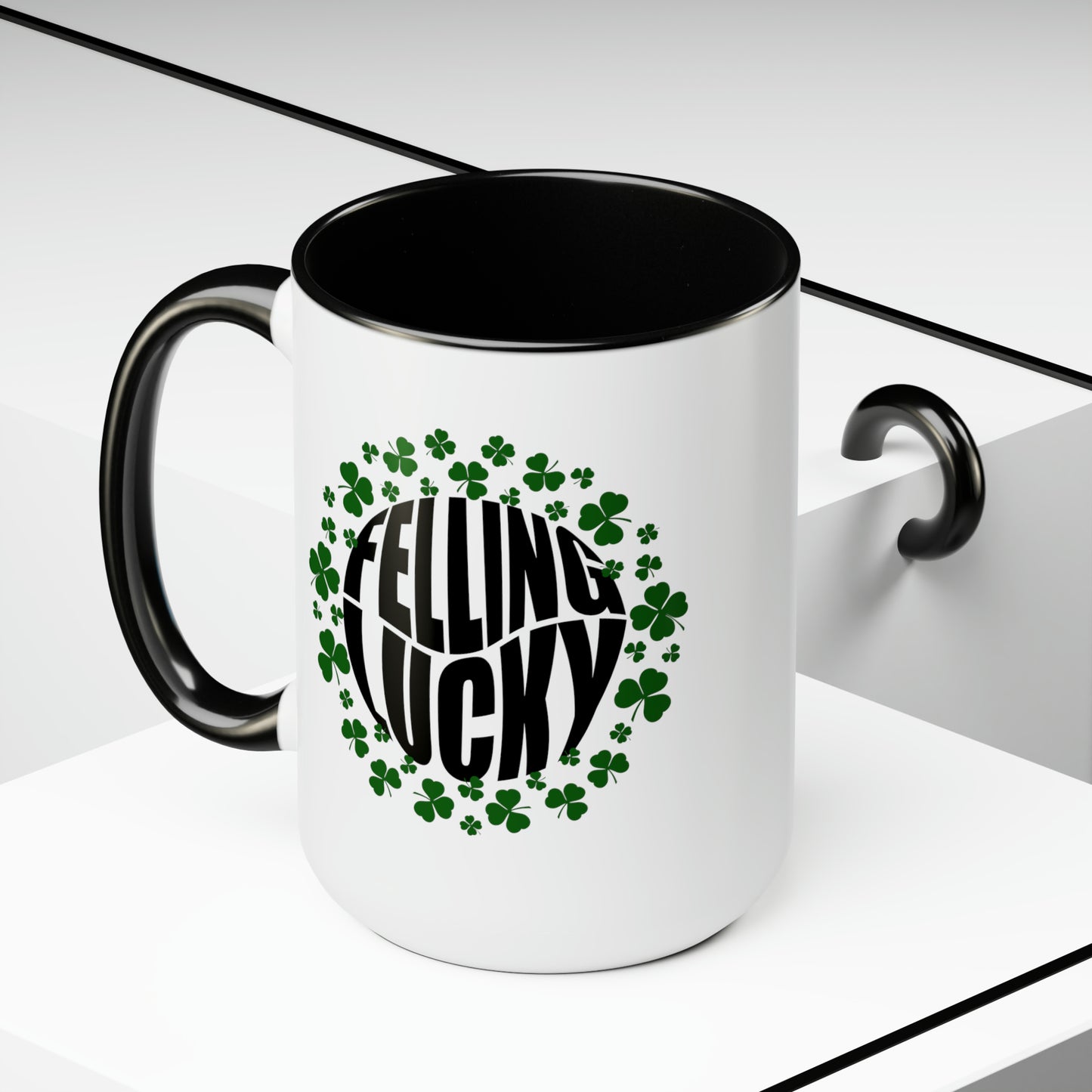 St Patrick's Day two-Tone Coffee Mugs, 15oz