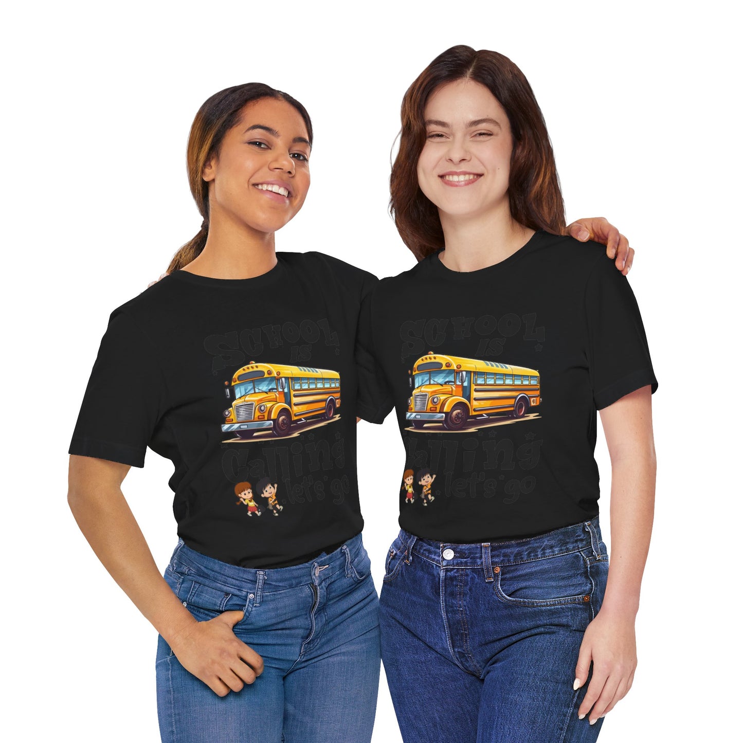 School Is calling T-shirt, First Day Of School T-Shirt, Teacher Back To school unisex jersey short sleeve.First Day Vibes T-Shirt.