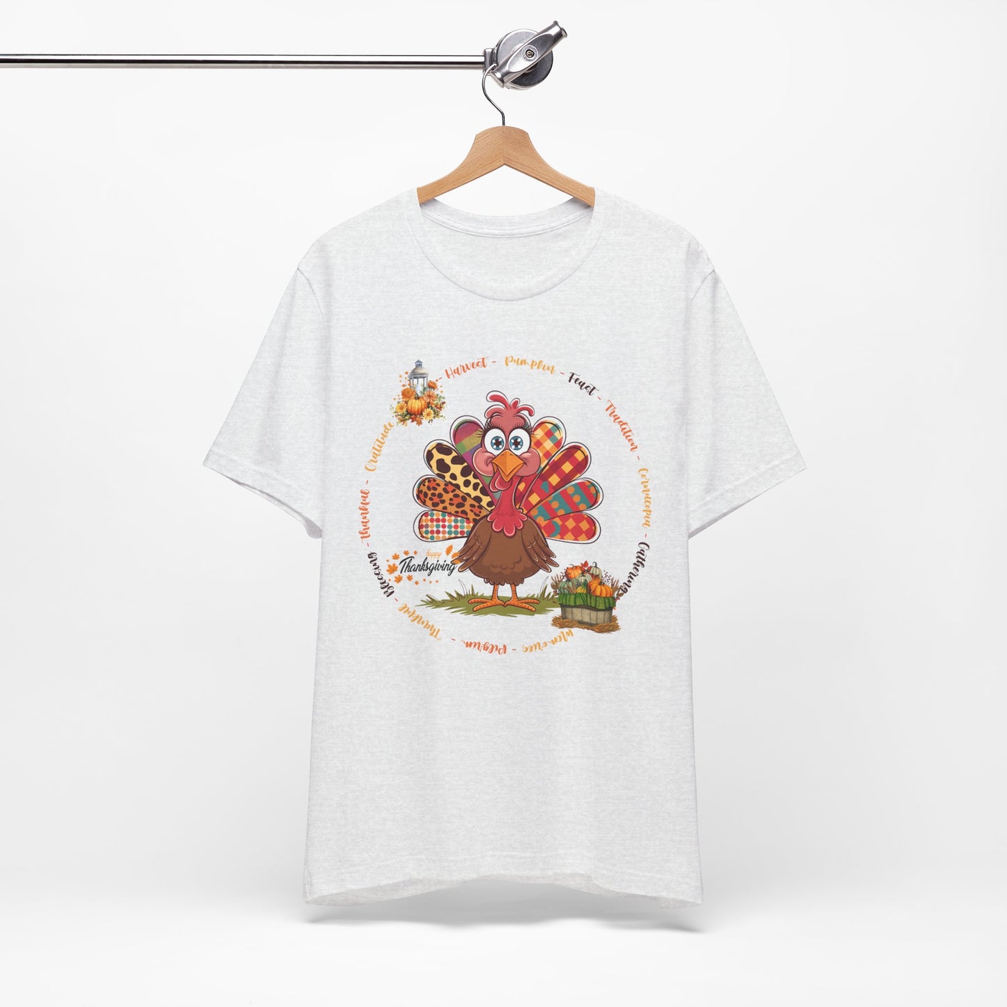 Happy Thanksgiving T-shirt, Happy thanksgiving 2024 T-shirt, Thanksgiving Gift,Turkey Shirt, Family Thanksgiving, Holiday Outfit.