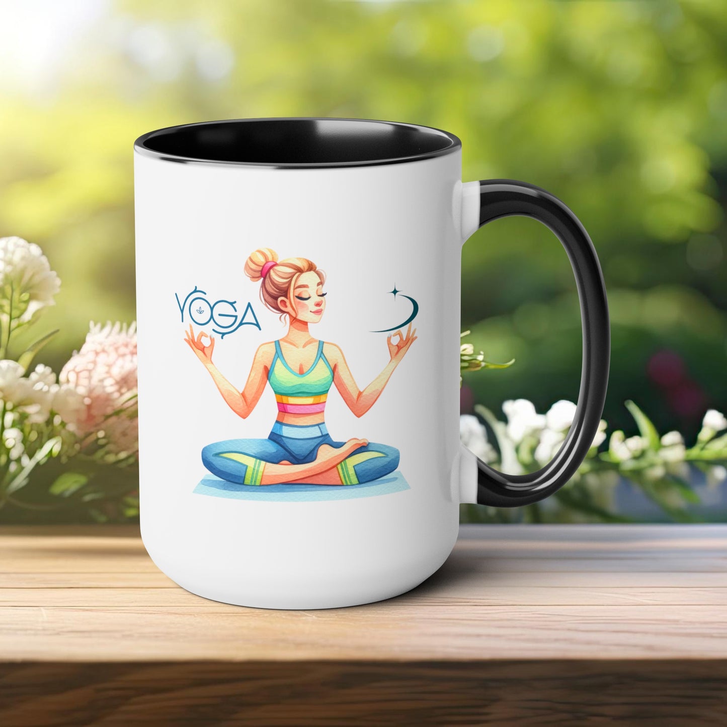 Yoga Coffee Mug, Cute Yoga Coffee Mug, Yoga lovers Coffee Mug, Yoga Instructor Gift, Gift For Yoga lover, Gift For Yogi.