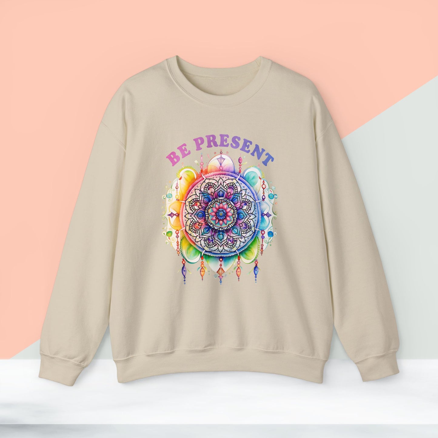 Be Present Yoga unisex heavy blend crewneck sweatshirt,Yoga workout Sweatshirt,Yoga lovers Sweatshirt, Yoga Instructor Gift, Gym Sweatshirt, Gift For Yoga lovers, Gift For Yogi.