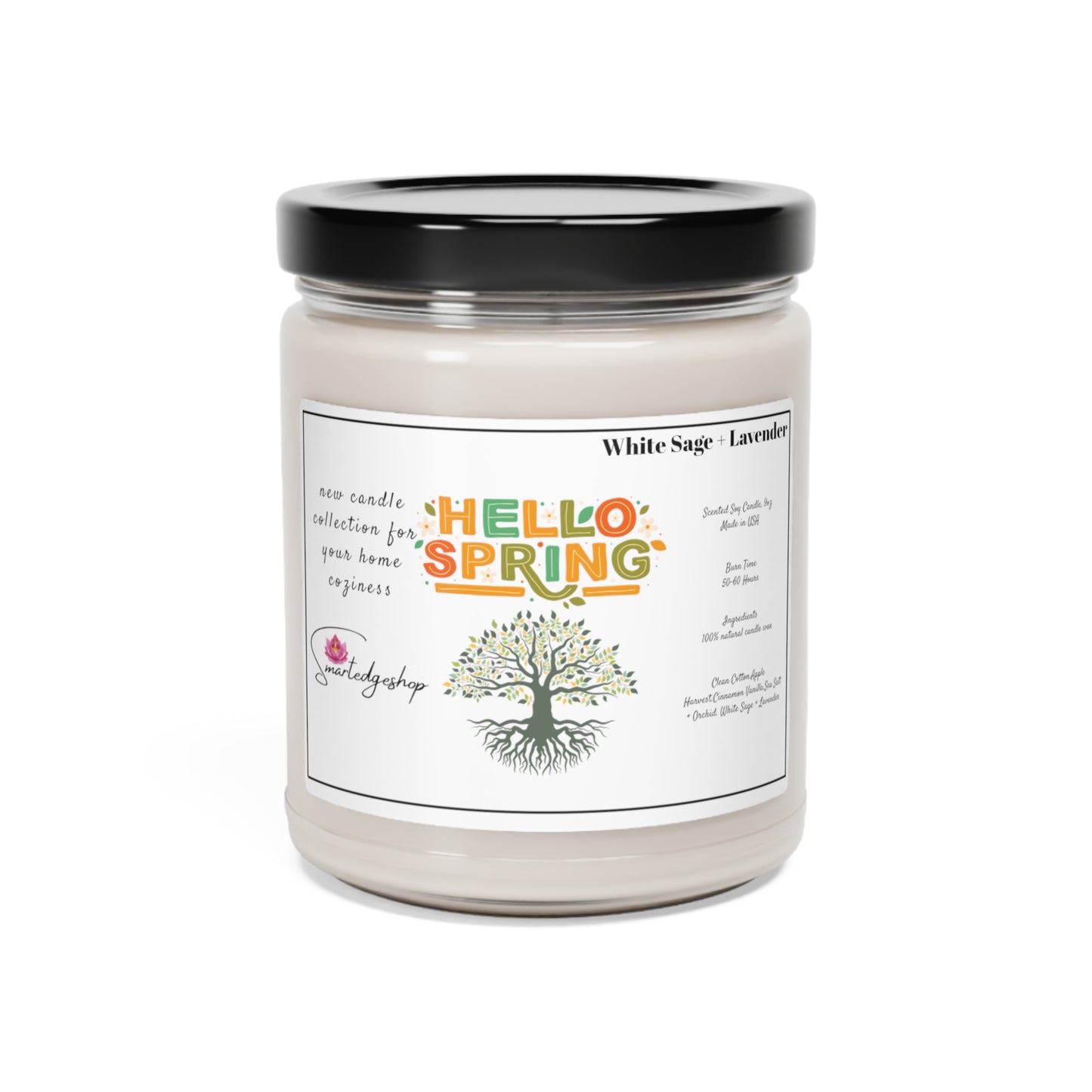 Hello Spring Scented Soy Candle, 9oz