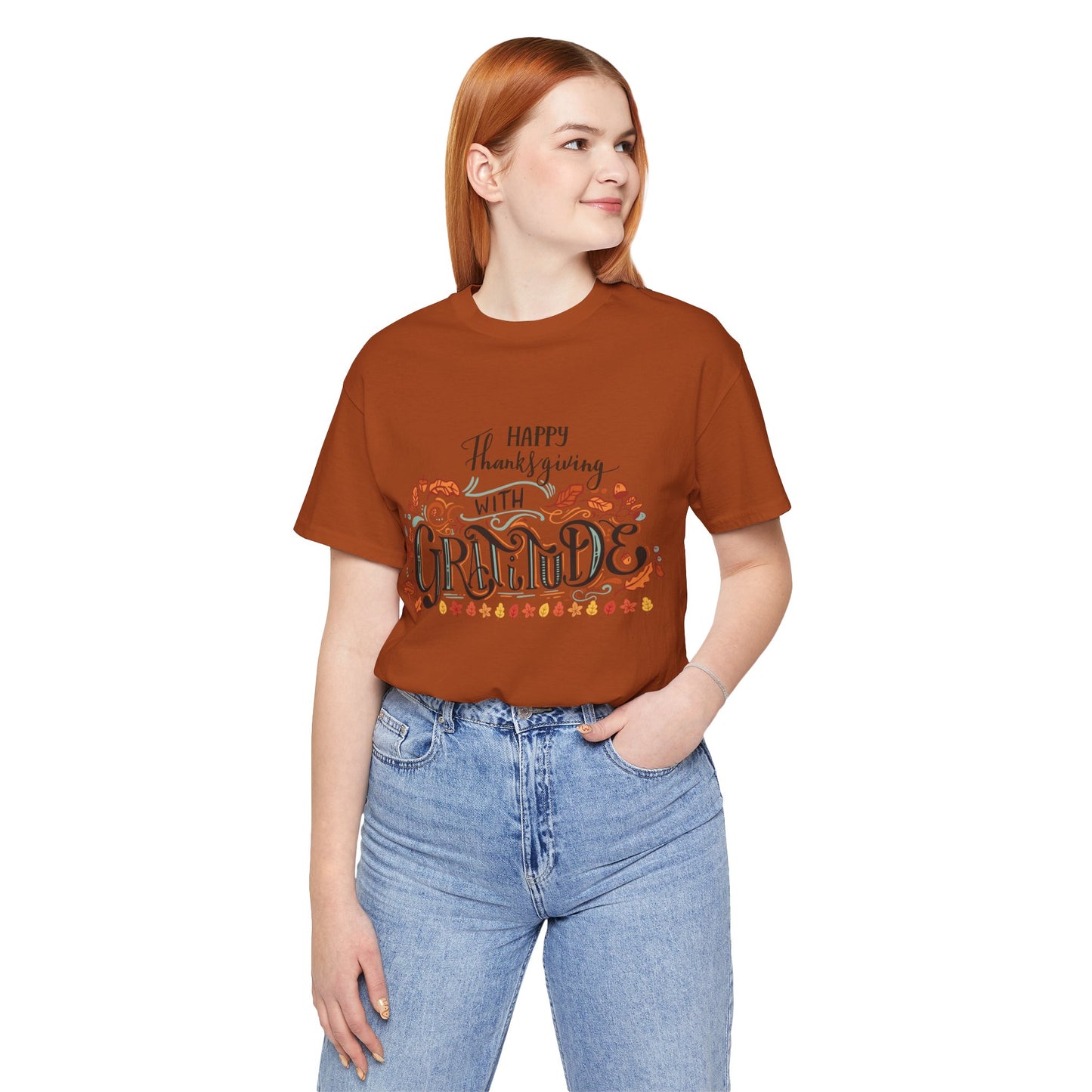 Happy Thanksgiving With Gratitude T-shirt, Happy thanksgiving 2024 T-shirt, Thanksgiving Gift,Turkey Shirt, Family Thanksgiving, Holiday Outfit.