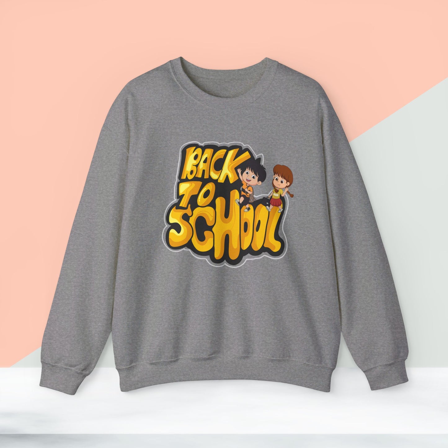 Back To school unisex heavy blend crewneck sweatshirt, We Love Teachers Sweatshirt,Teacher Back To school  Sweatshirt. First Day Vibes Sweatshirt.