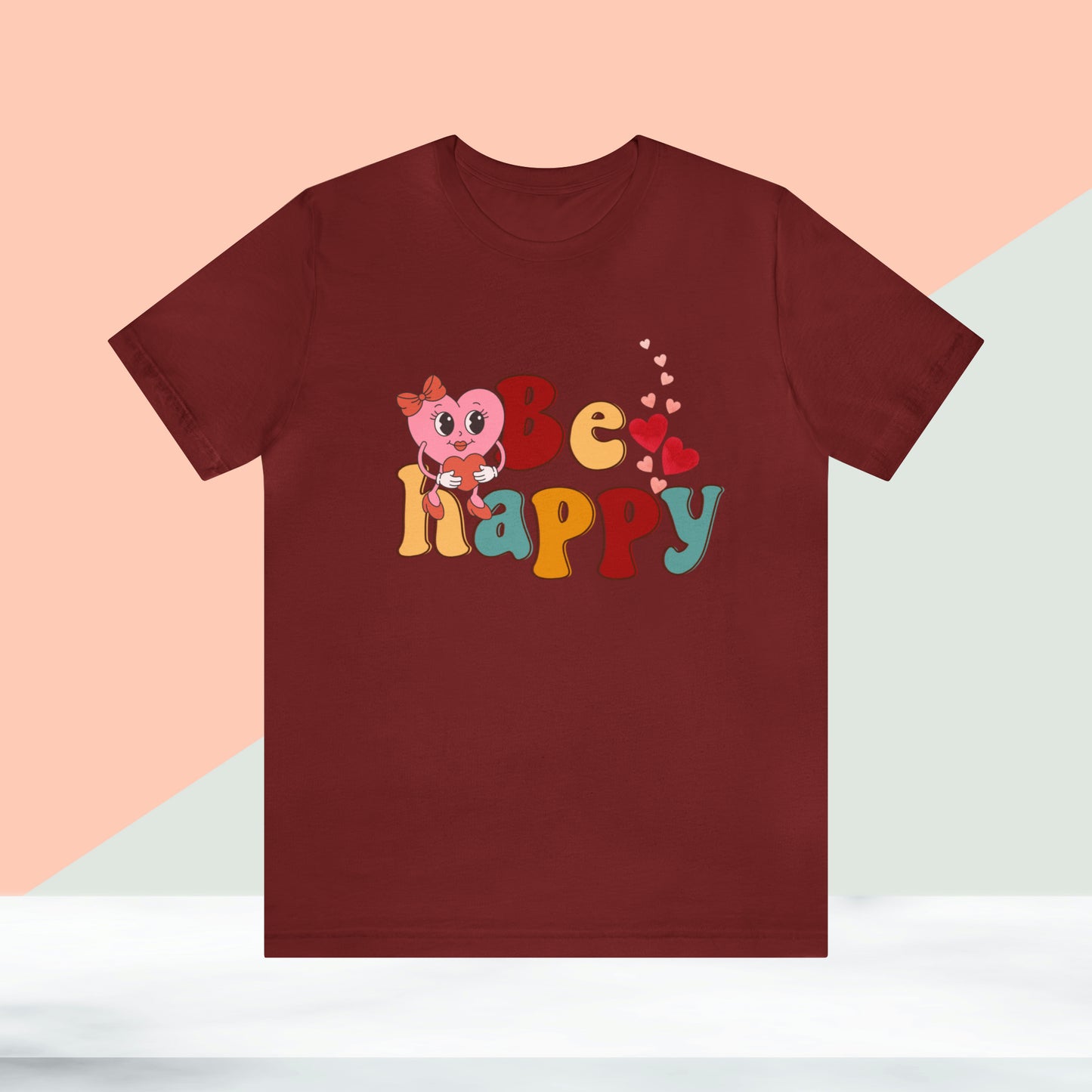 Happy valentines day Unisex Jersey Short Sleeve Tee