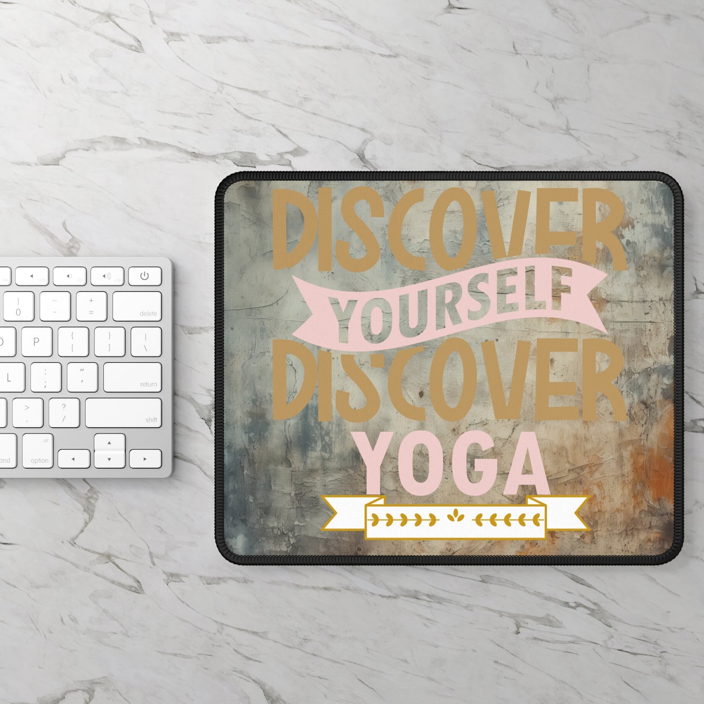 Discover Yourself Discover Yoga Mouse Pad,Unique Gift For Meditation And Yoga Lover, Cute Yoga Mouse Pad, Mindful Yoga Gift, Yoga lover Mouse Pad, Yoga Instructor Gift, Gift For Yoga lovers, Gift For Yogi.