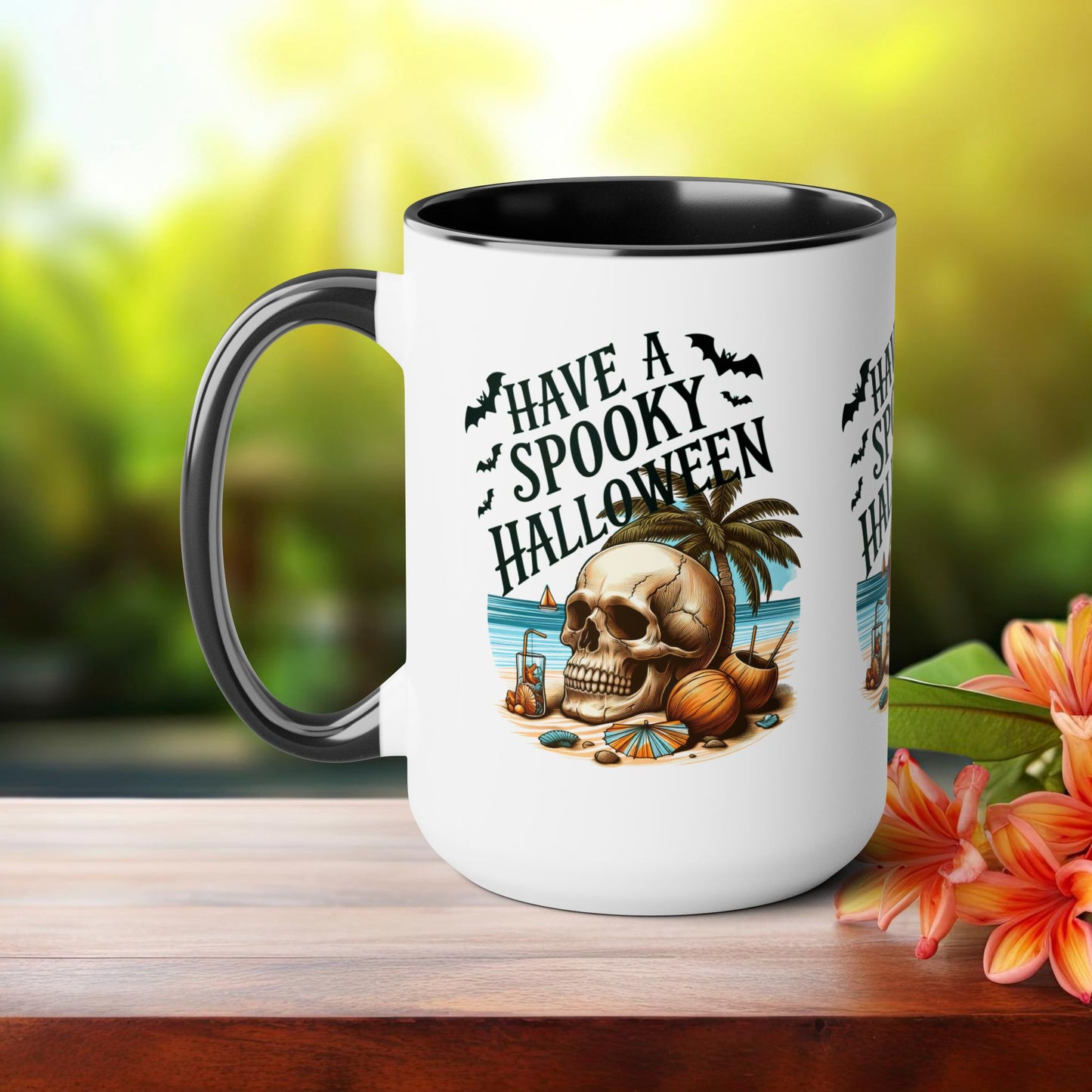 Have A Spooky Halloween Coffee Mug,  Let's Go Halloween Coffee Mug, Trick or Treat Halloween Coffee Mug, Cute Skeleton Coffee Mug, Spooky Season Halloween Coffee Mug.