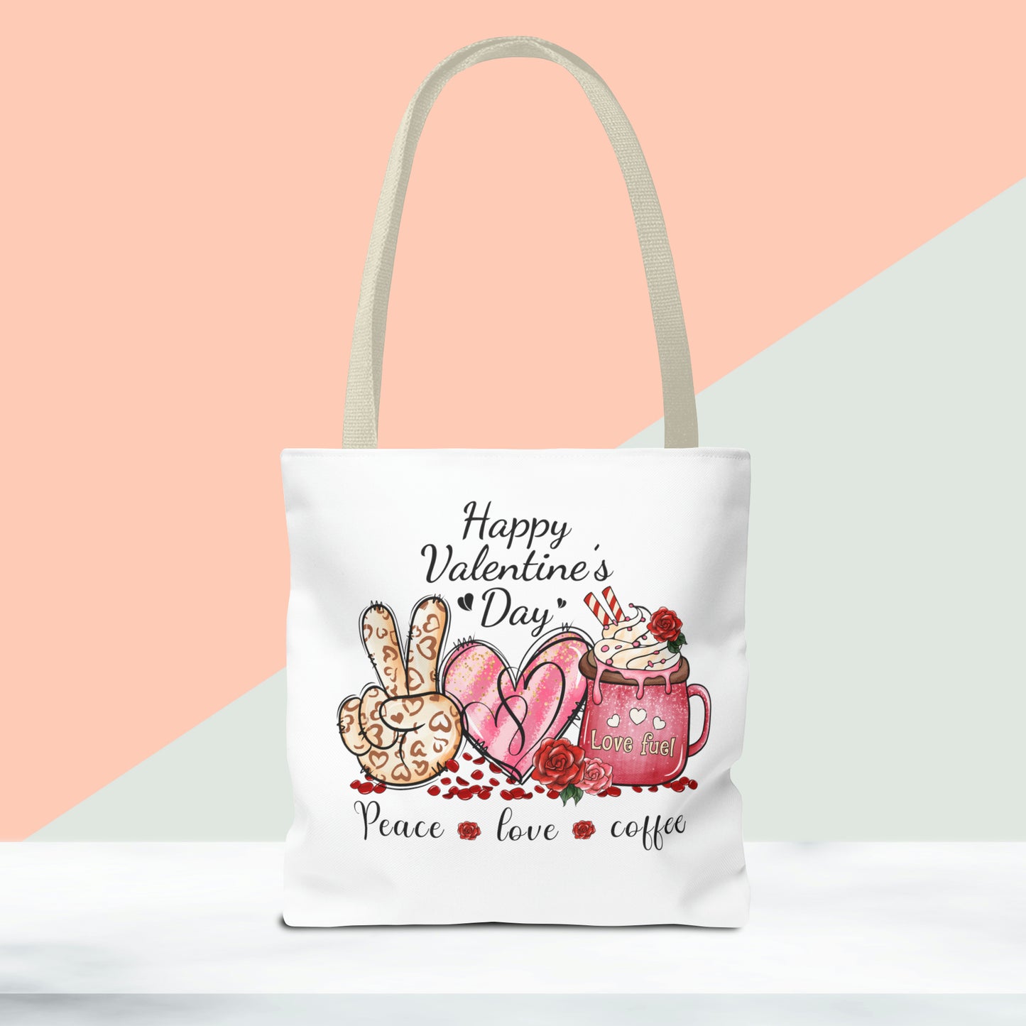 Happy Valentines Day Tote Bag