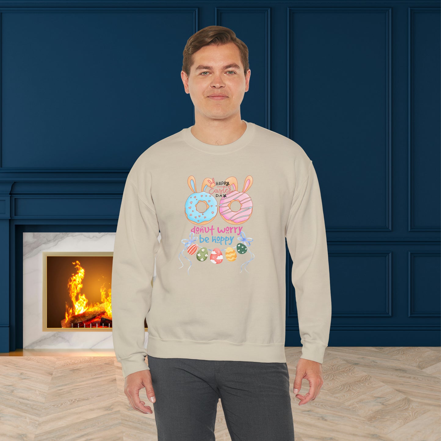 Happy Easter Unisex Crewneck Sweatshirt