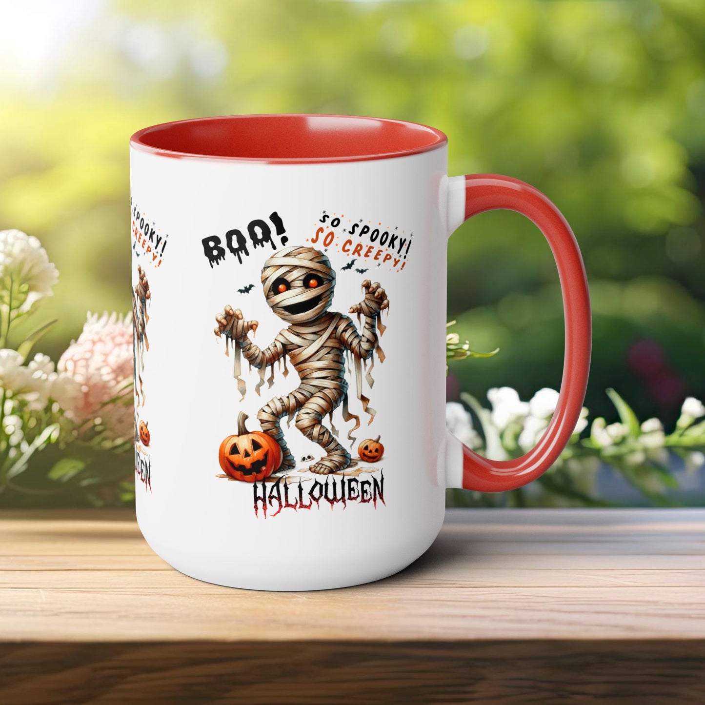 So Spooky So Creepy Halloween Coffee Mug,  Let's Go Halloween Coffee Mug, Trick or Treat Halloween Coffee Mug, Cute Skeleton Coffee Mug, Spooky Season Halloween Coffee Mug.