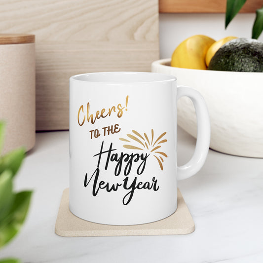 Happy New Year Ceramic Mug 11oz