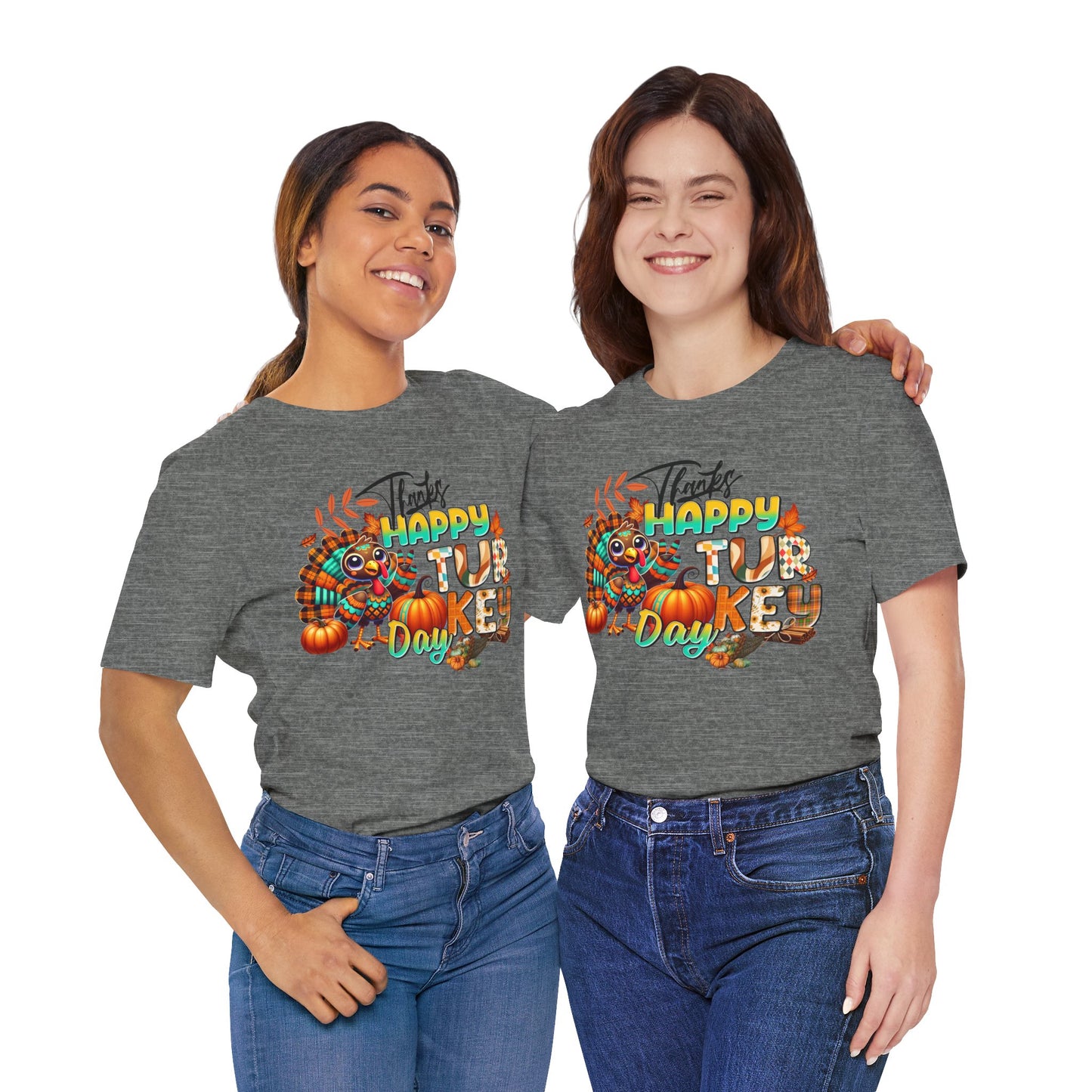 Happy Thanksgiving T-shirt, Happy thanksgiving 2024 T-shirt, Thanksgiving Gift,Turkey Shirt, Family Thanksgiving, Holiday Outfit.