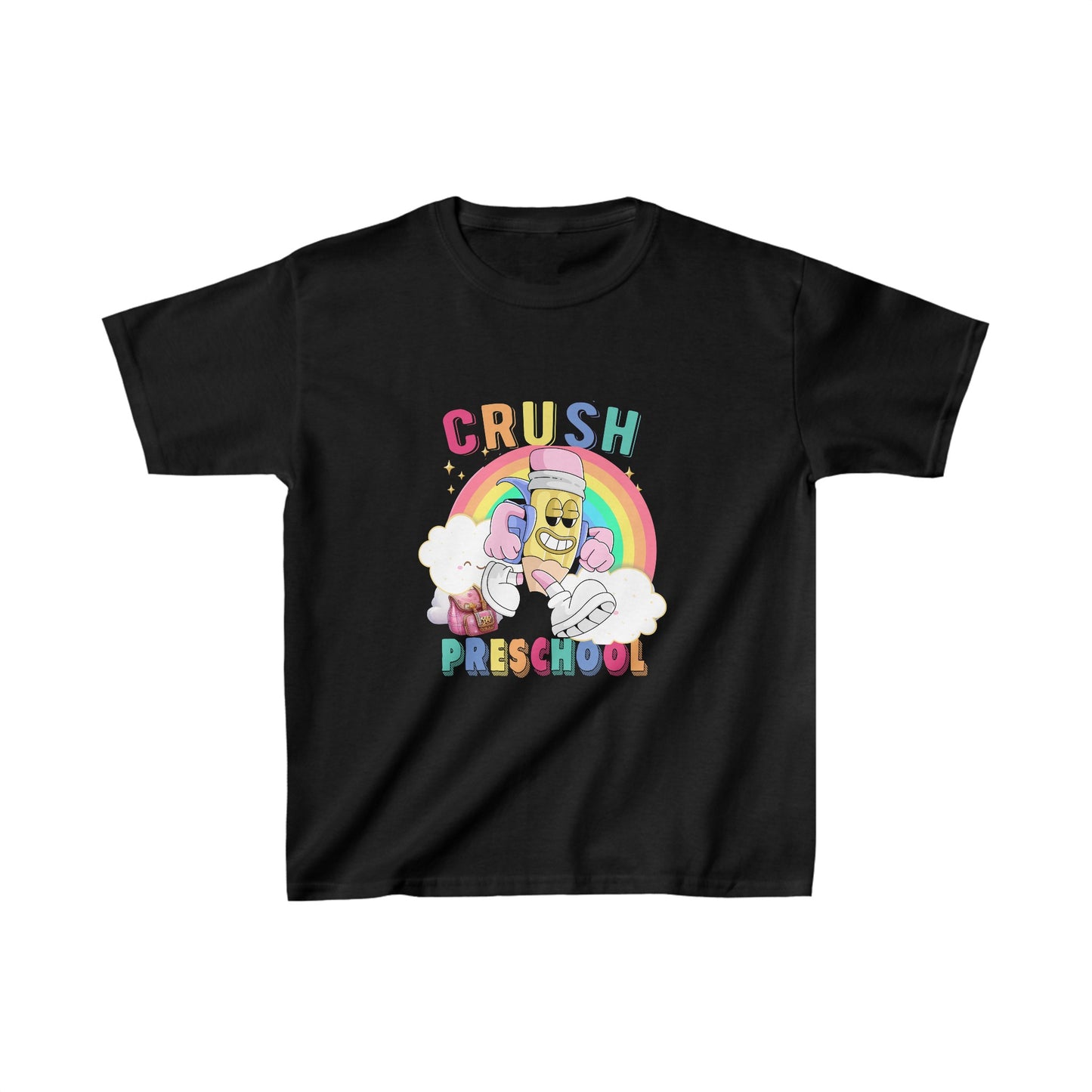 I Am Ready To Crush Preschool Kids Shirt, Back To School Kids Heavy Cotton™ Tee, Back to school Kids Shirt, 1st Day Of School Shirt, Back To School Cotton T-Shirt.