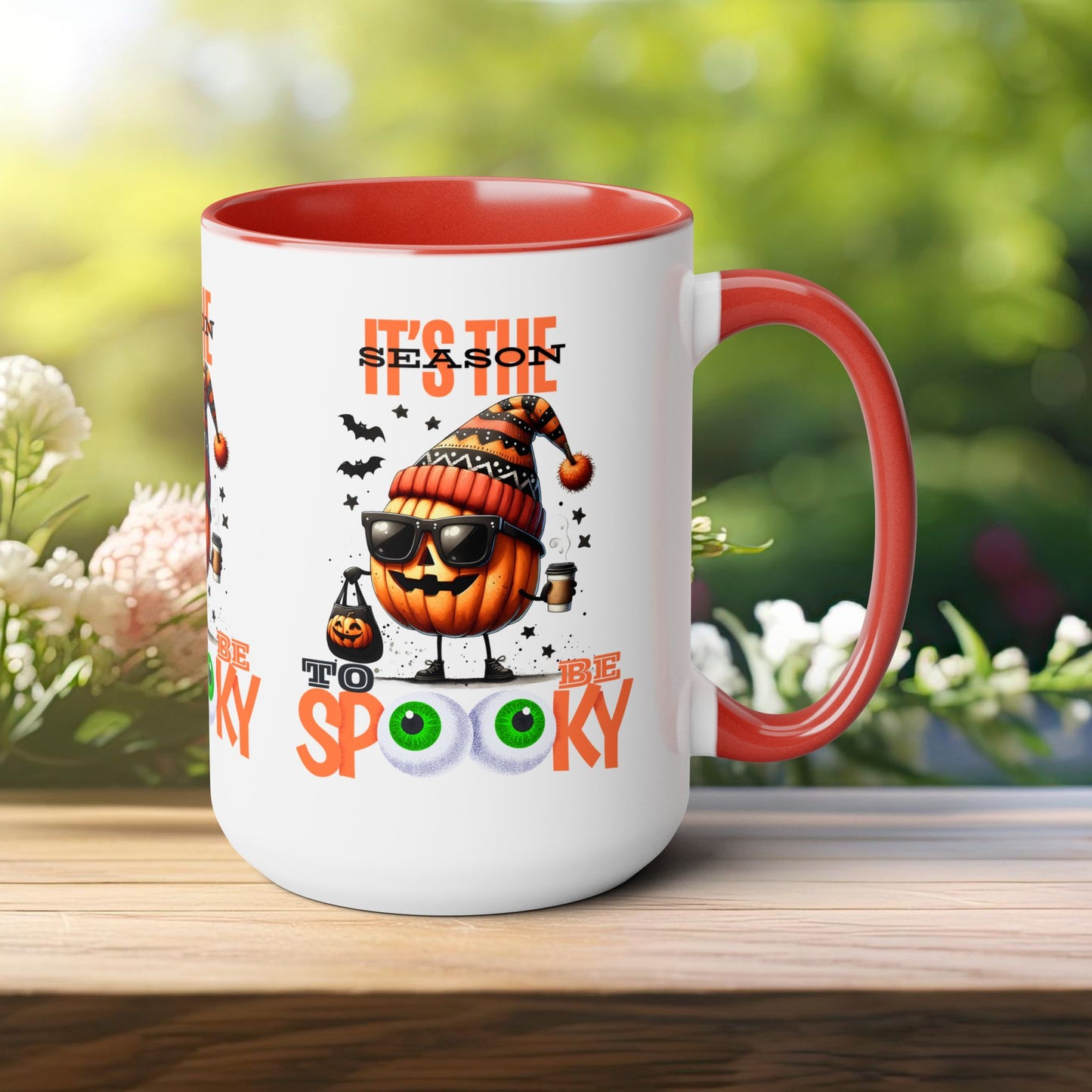 It's The Season To Be Spooky Halloween Coffee Mug,  Let's Go Halloween Coffee Mug, Trick or Treat Halloween Coffee Mug, Cute Skeleton Coffee Mug, Spooky Season Halloween Coffee Mug.