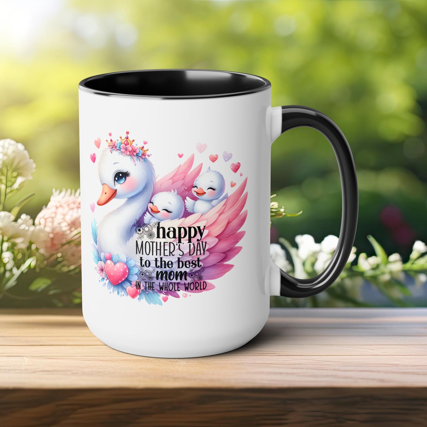 Happy Mother's dayTow-Tone Coffee Mug.15oz, Gift for mom, Mama's Coffee Mug