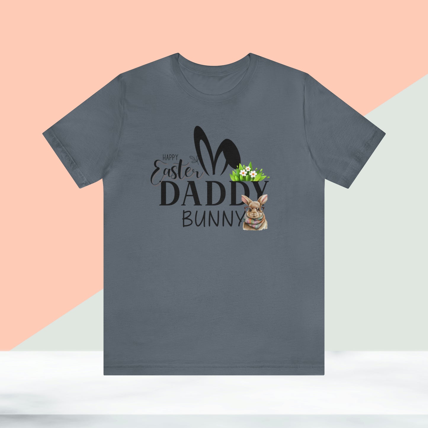 Daddy Bunny Unisex Jersey Short Sleeve Tee