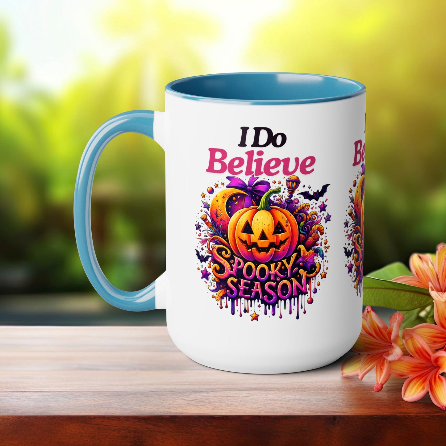 I Do Believe Spooky Season Halloween Coffee Mug,  Let's Go Halloween Coffee Mug, Trick or Treat Halloween Coffee Mug, Cute Skeleton Coffee Mug, Spooky Season Halloween Coffee Mug.