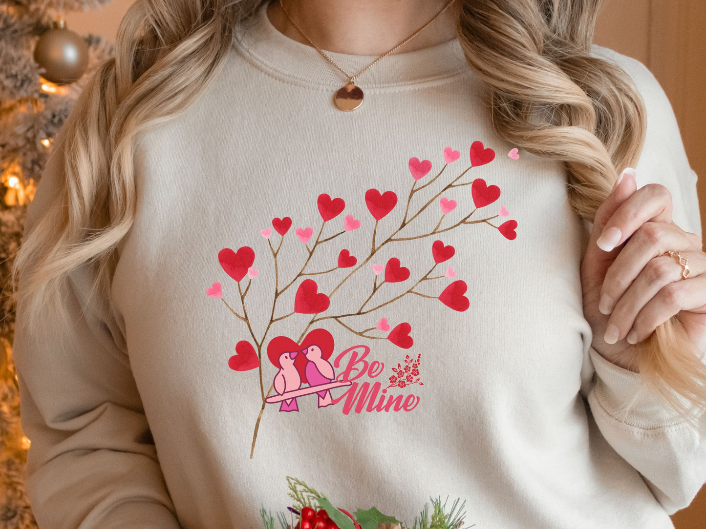 Happy valentines day Unisex Heavy Blend™ Crewneck Sweatshirt