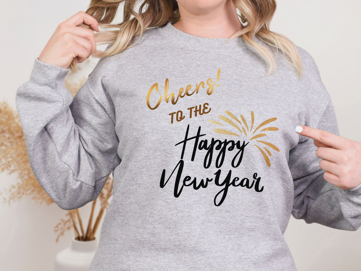 Happy New Year Unisex Heavy Blend™ Crewneck Sweatshirt