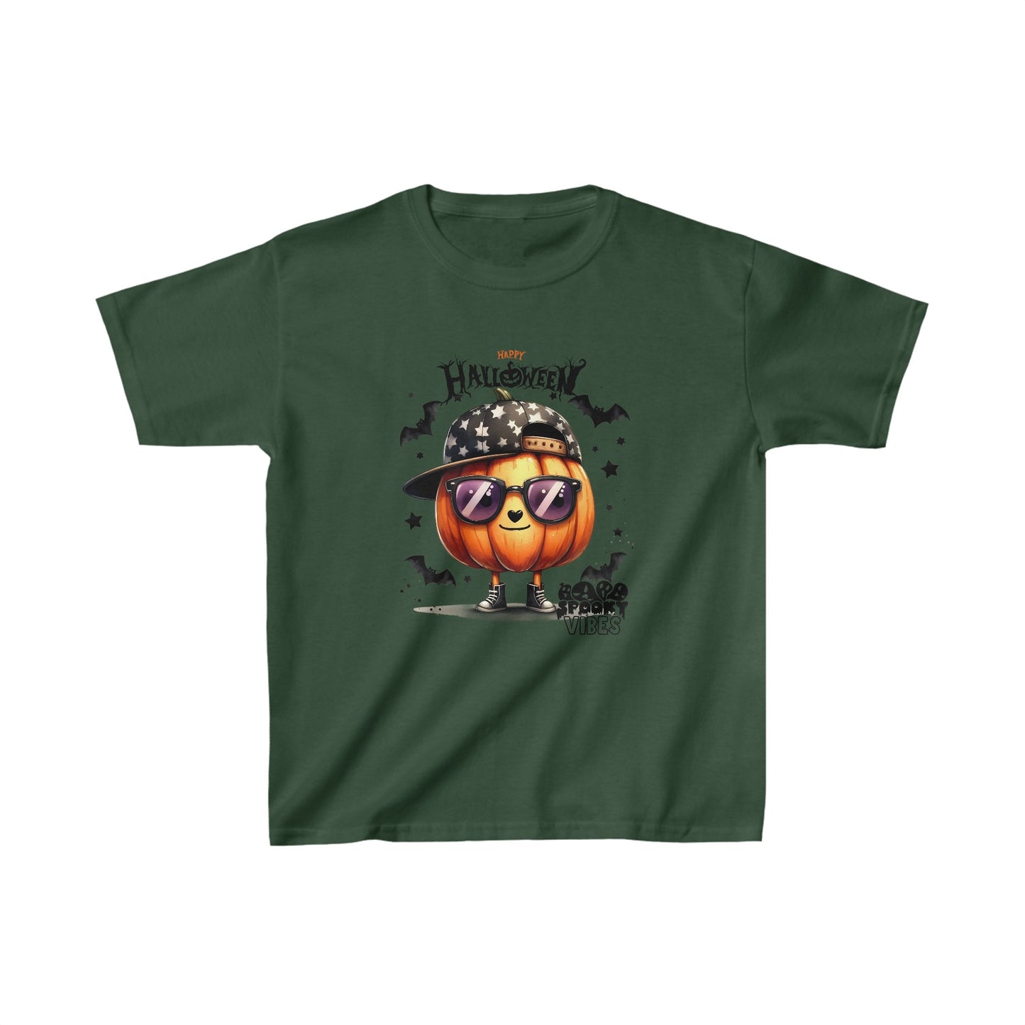 Happy Halloween Kids Shirt, Stay Spooky Halloween Kids Heavy Cotton™ Tee, Spooky Season Kids Shirt, Spooky Vibes Shirt, Trick Or Treat Cotton T-Shirt.