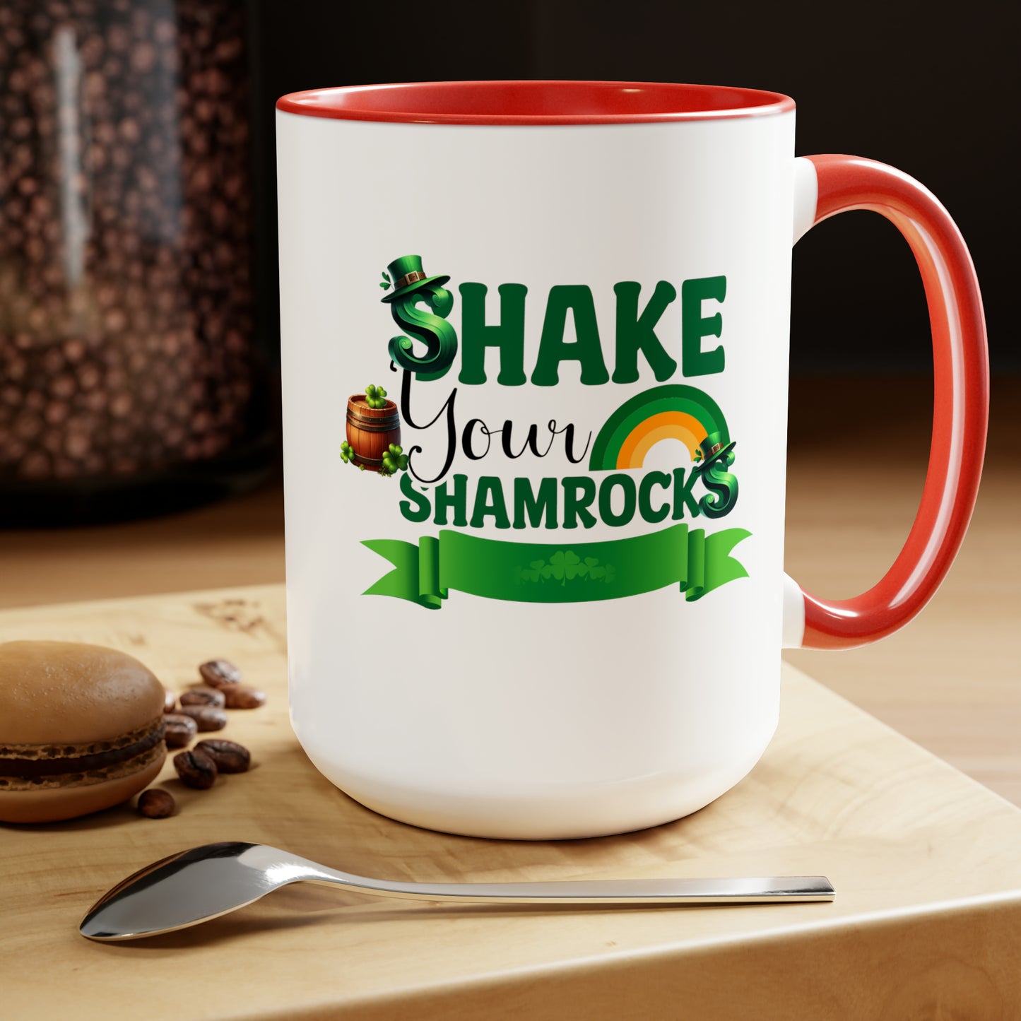 St Patrick's Day two-Tone Coffee Mugs, 15oz