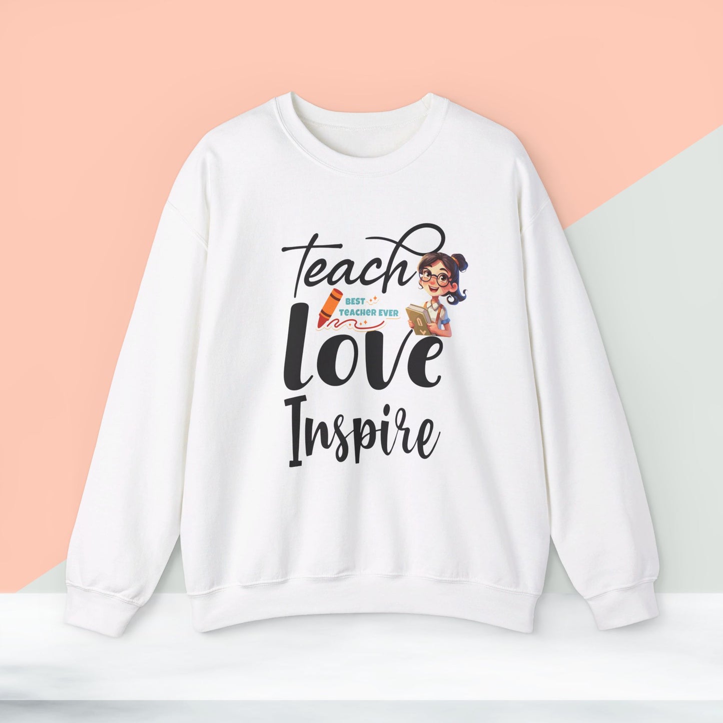 We Love Teachers Sweatshirt, Back To school unisex heavy blend crewneck sweatshirt, Teacher Back To school  Sweatshirt. First Day Vibes Sweatshirt.