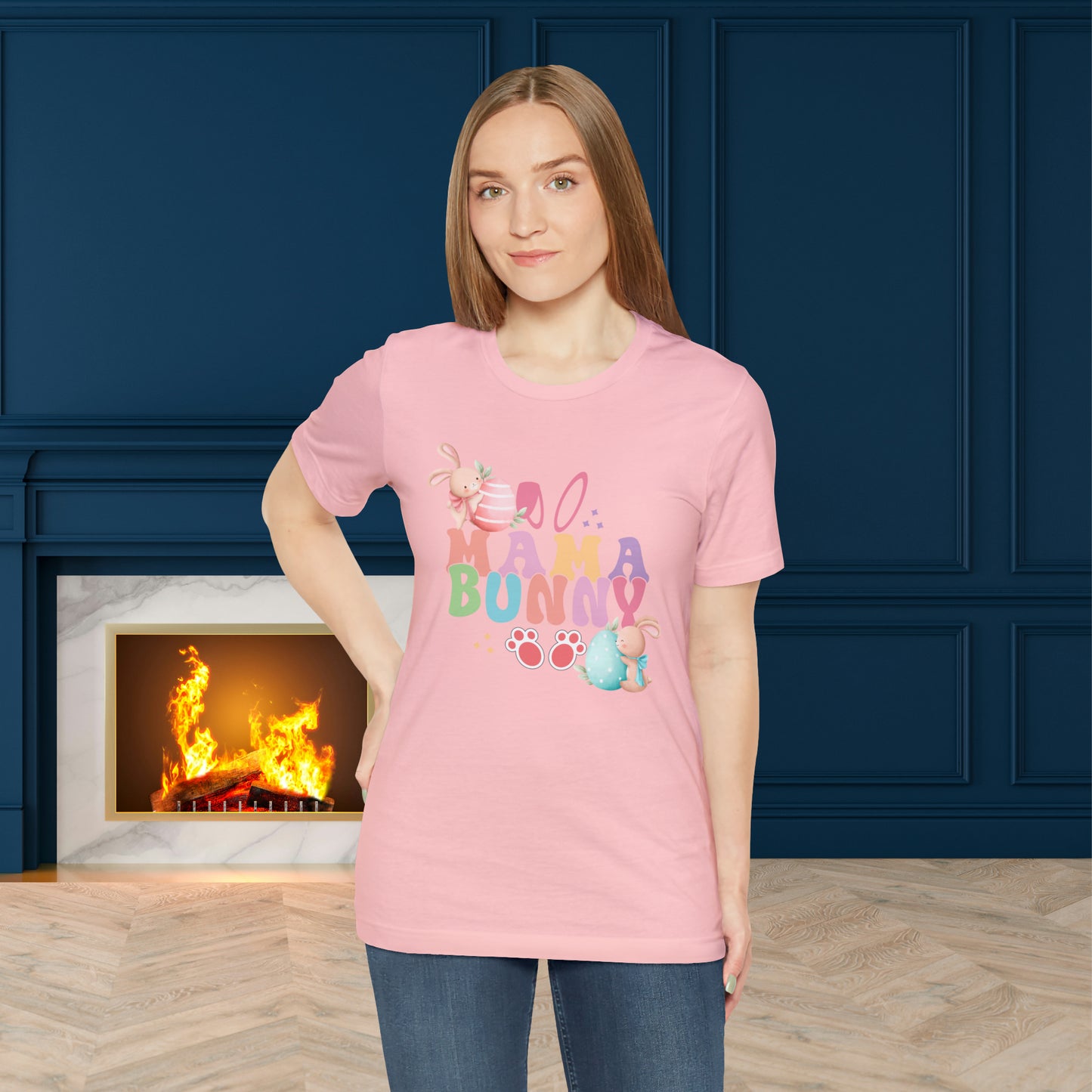 Mama Bunny Unisex Jersey Short Sleeve Tee