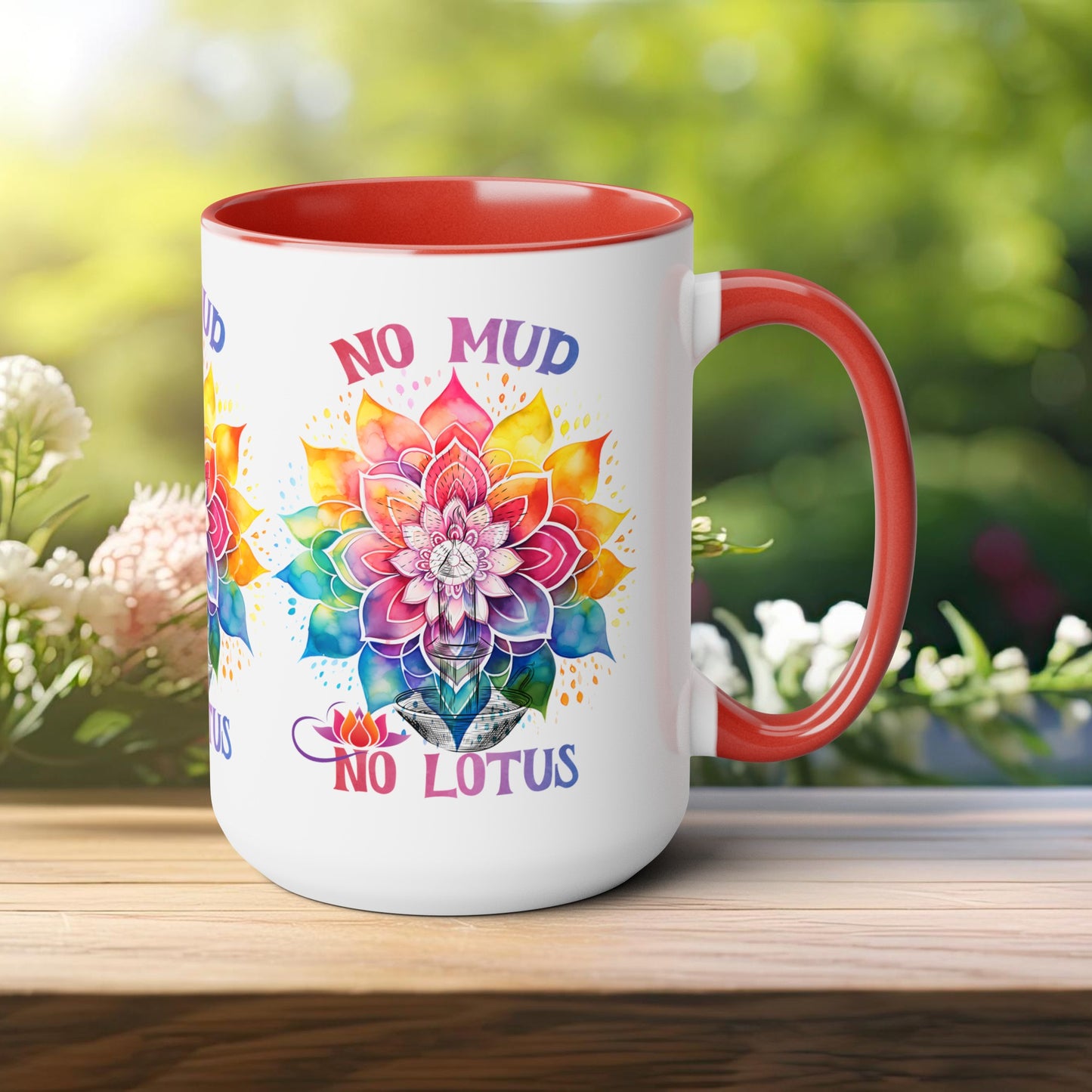 No Mud No Lotus Yoga Coffee Mug, Cute Yoga Coffee Mug, Yoga lovers Coffee Mug, Yoga Instructor Gift, Gift For Yoga lover, Gift For Yogi.